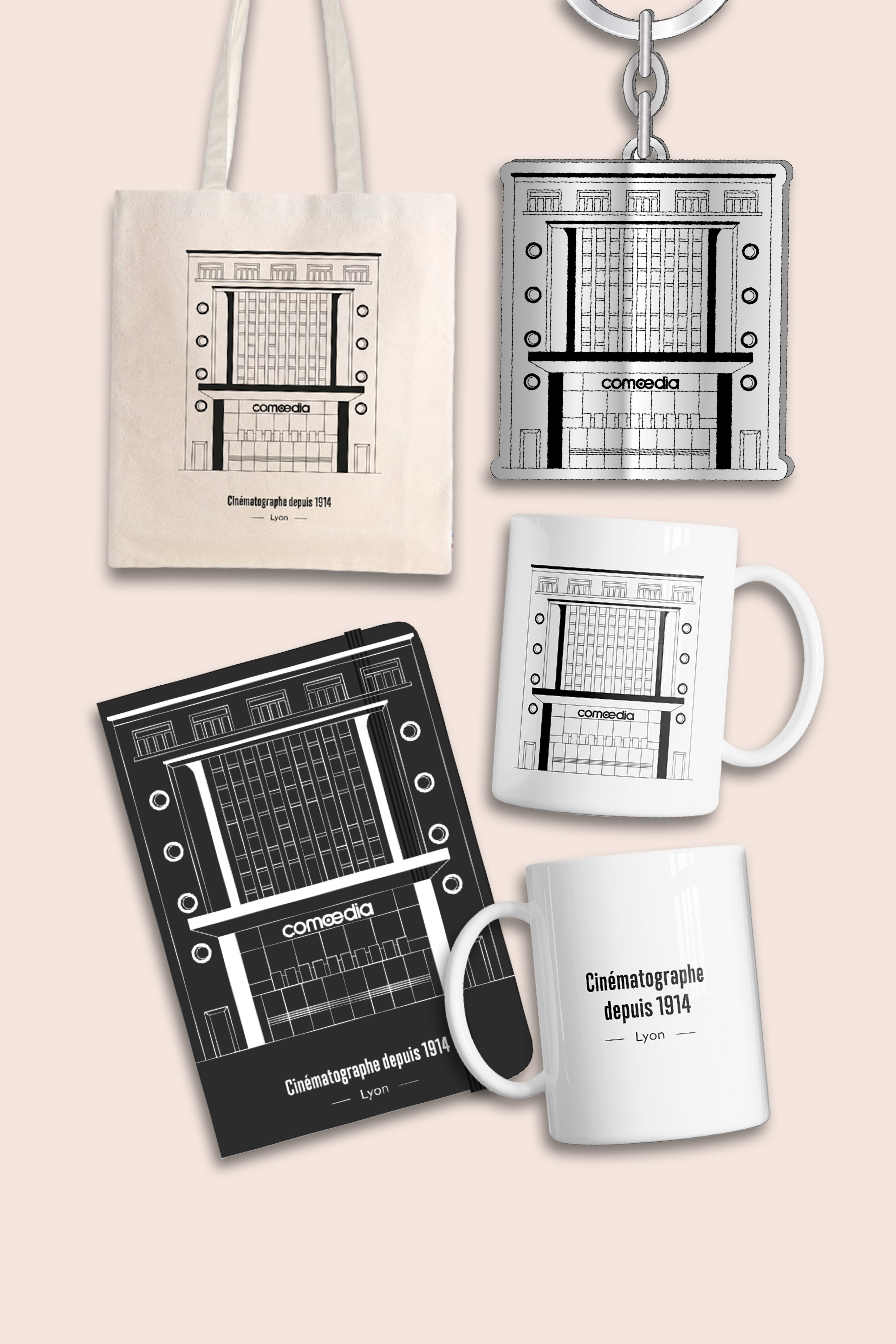 Merchandising du Comœdia 