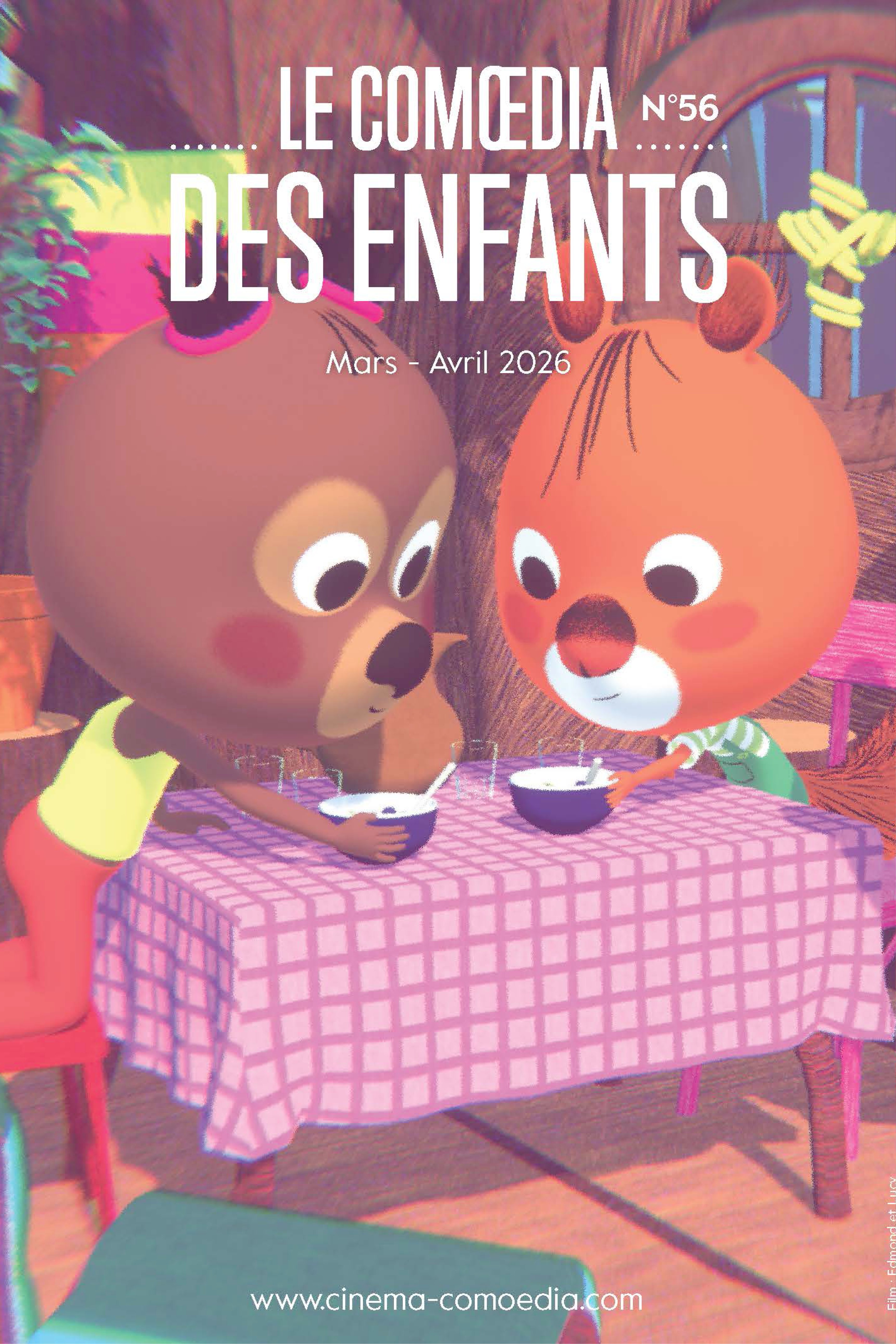 Comoedia des enfants mars - avril 2026