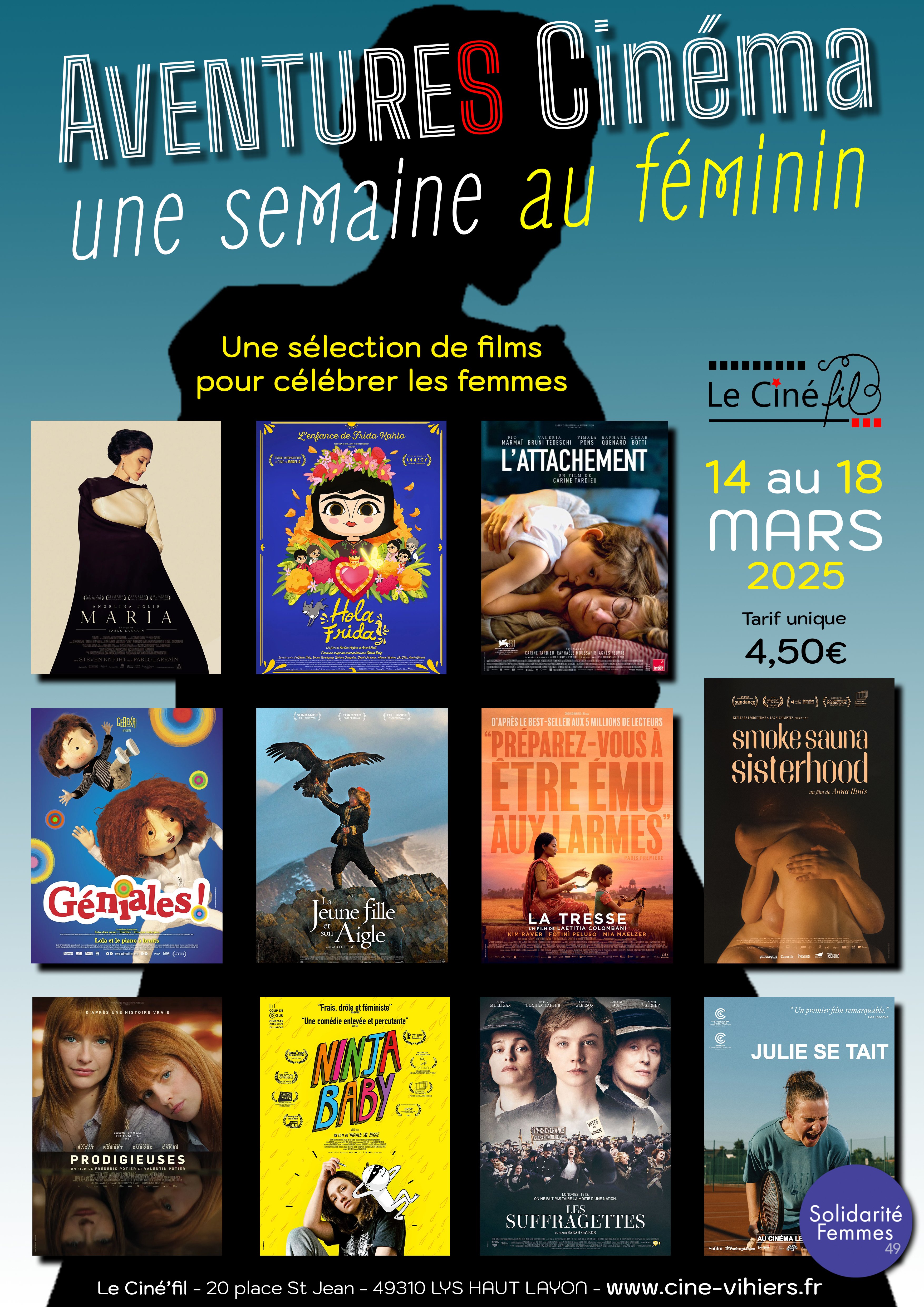 AVENTURES CINEMA " une semaine au féminin "