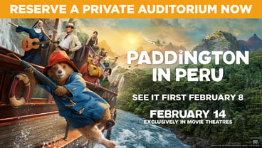 Reserve a private auditorium for Paddington in Peru at Showcase Cinemas