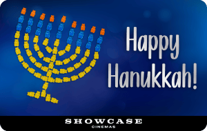 Happy Hanukkah Showcase Cinemas E-Gift card