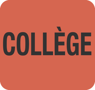 Bouton permettant d'accèder à la partie collège