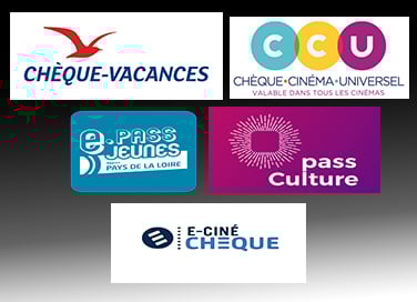 contremarques CCU, passculture, Cinéchèque, chèque vacances, E.pass jeunes