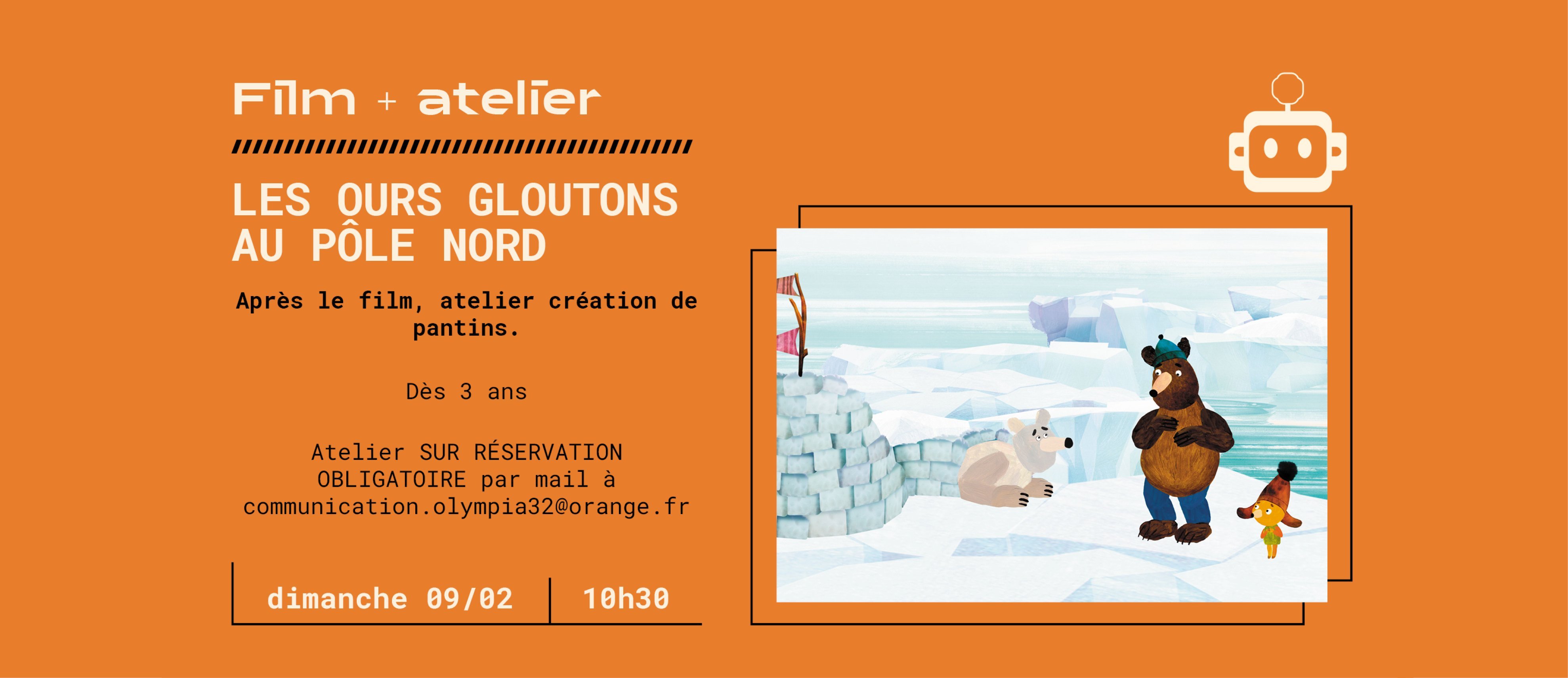 Les ours gloutons au pôle nord + atelier pantins