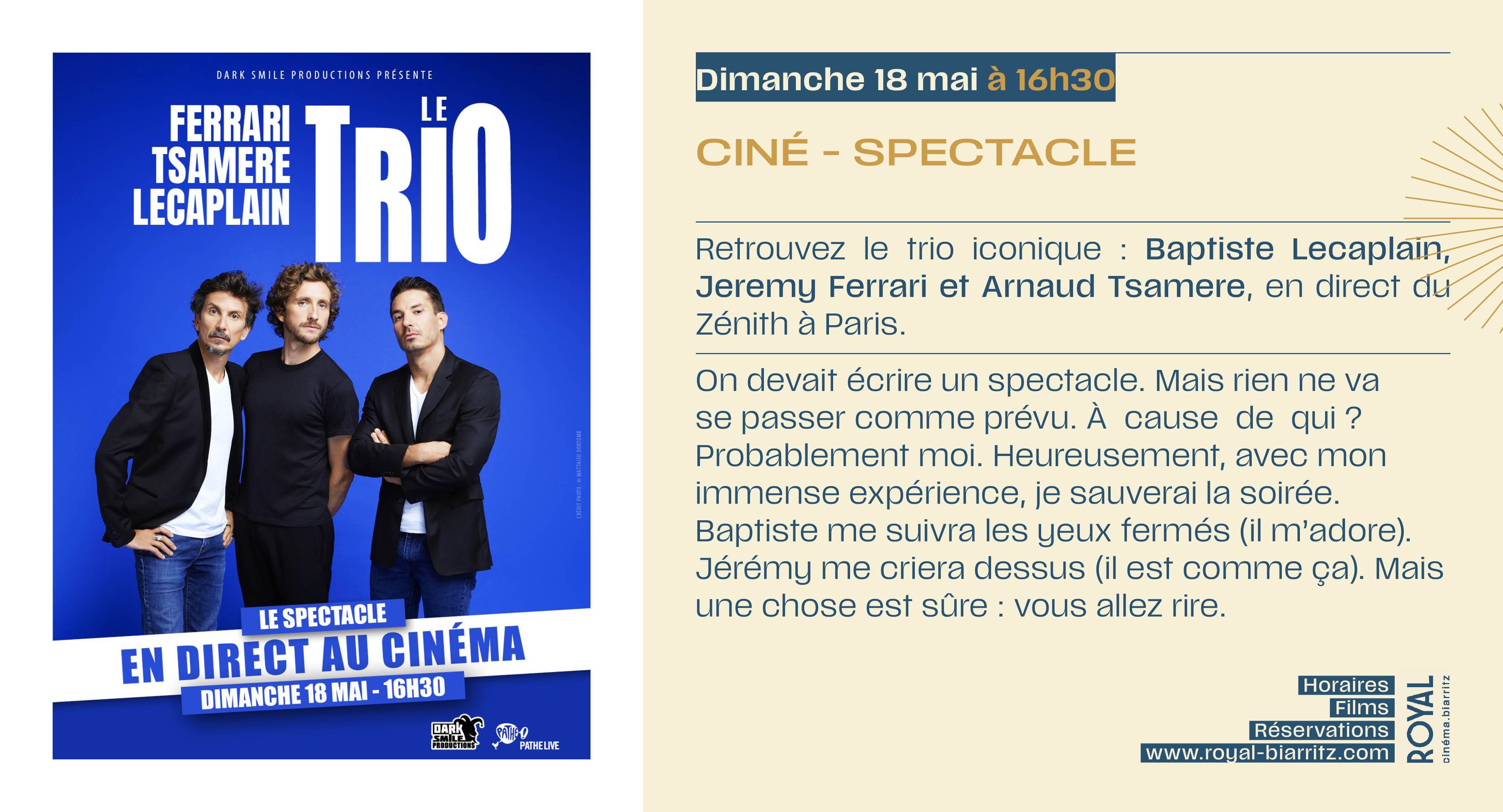 le trio ferrari, tsamère et lecaplain 