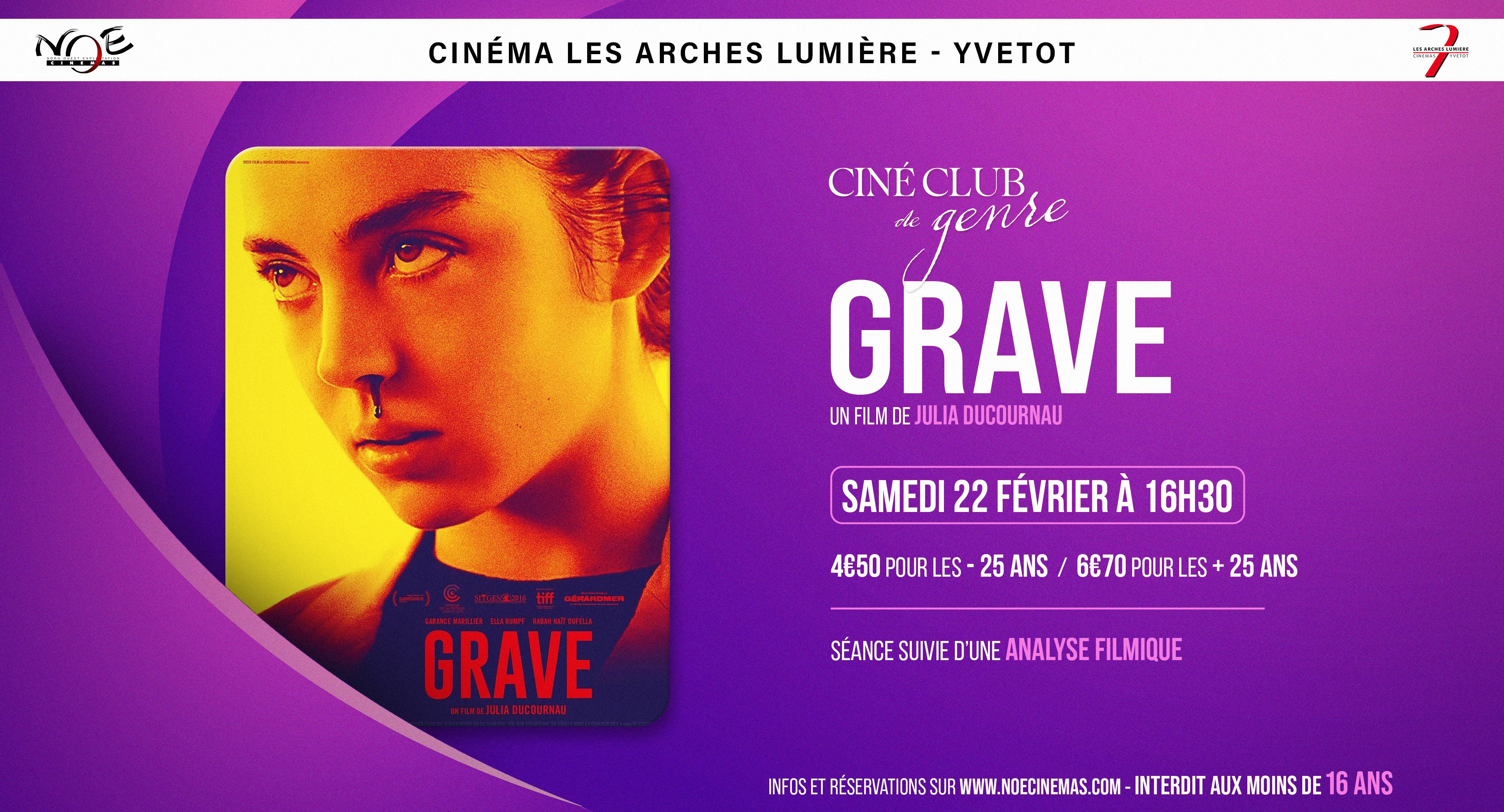 CINE CLUB DE GENRE - GRAVE