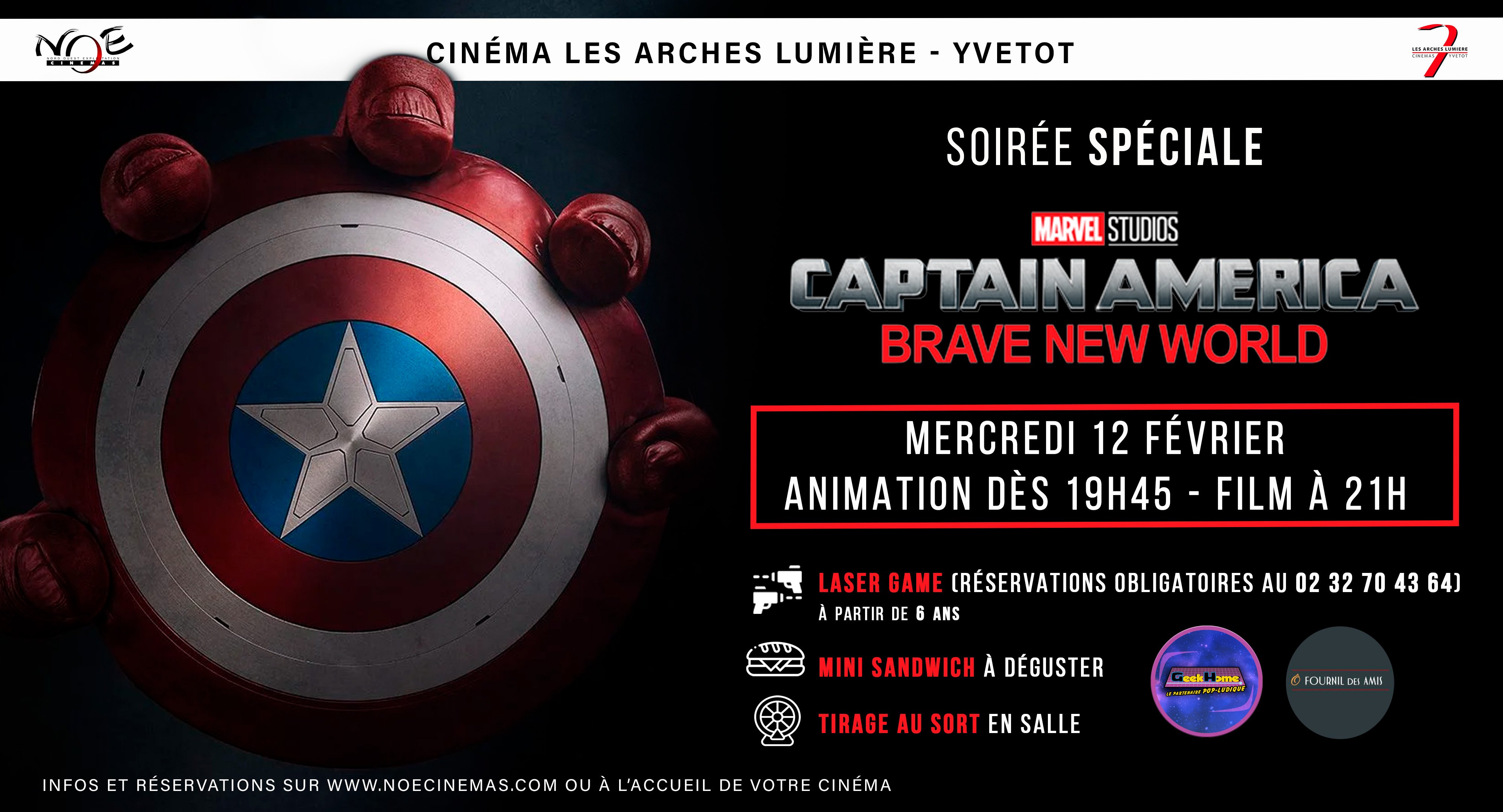 SOIREE SPECIALE CAPTAIN AMERICA