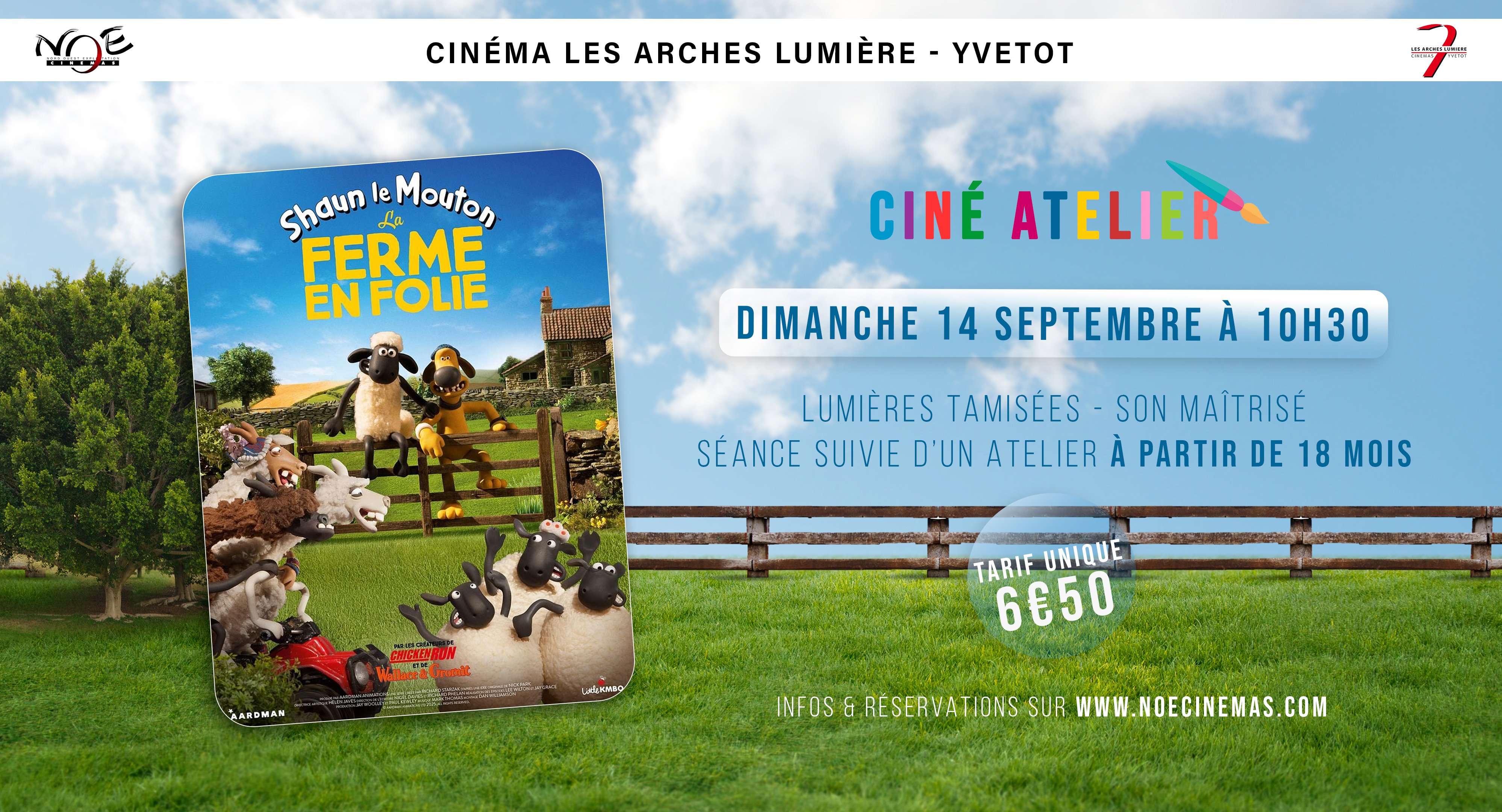 CINE ATELIER SHAUN LE MOUTON - LA FERME EN FOLIE