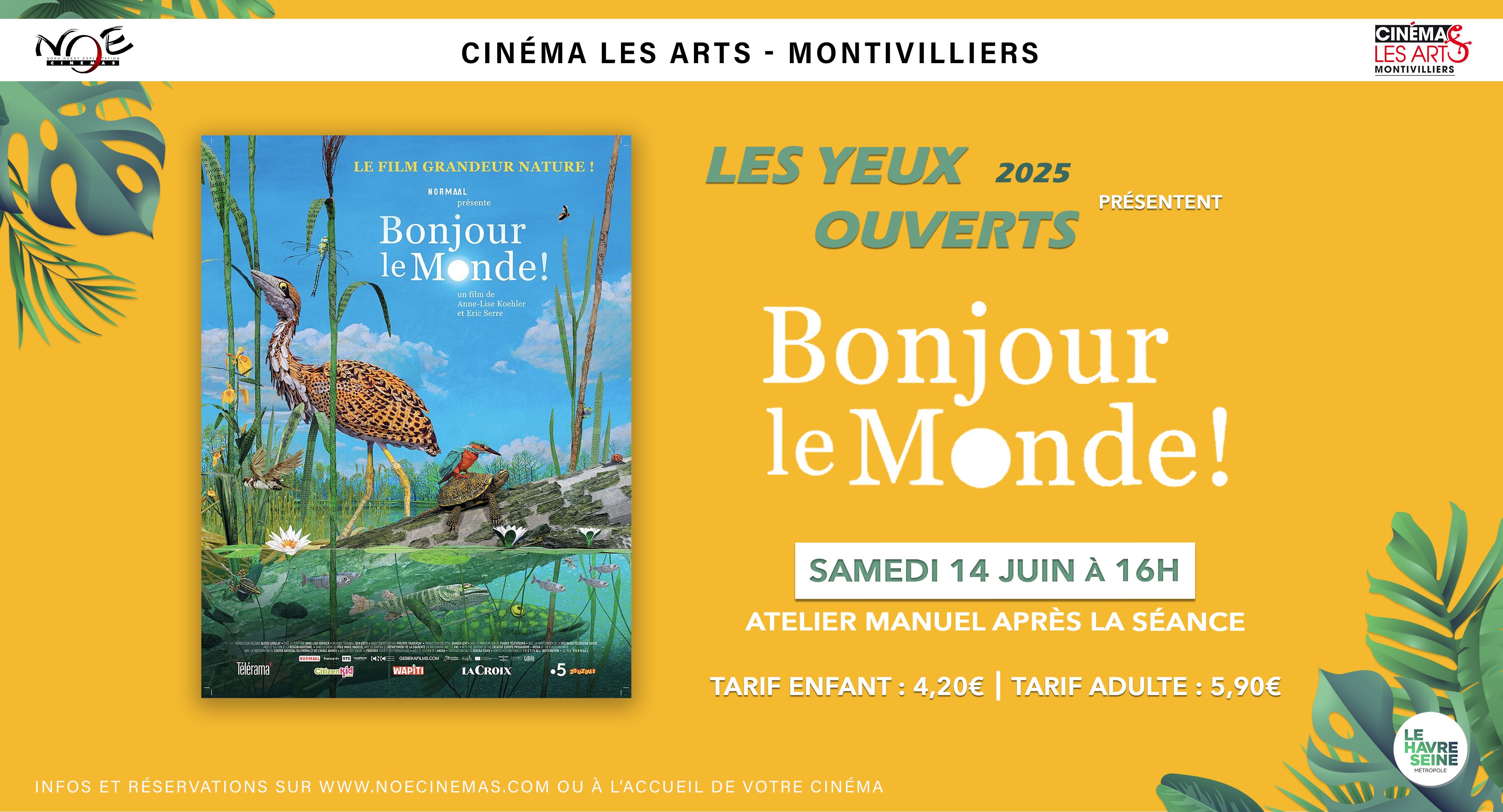 LES YEUX OUVERTS - BONJOUR LE MONDE !