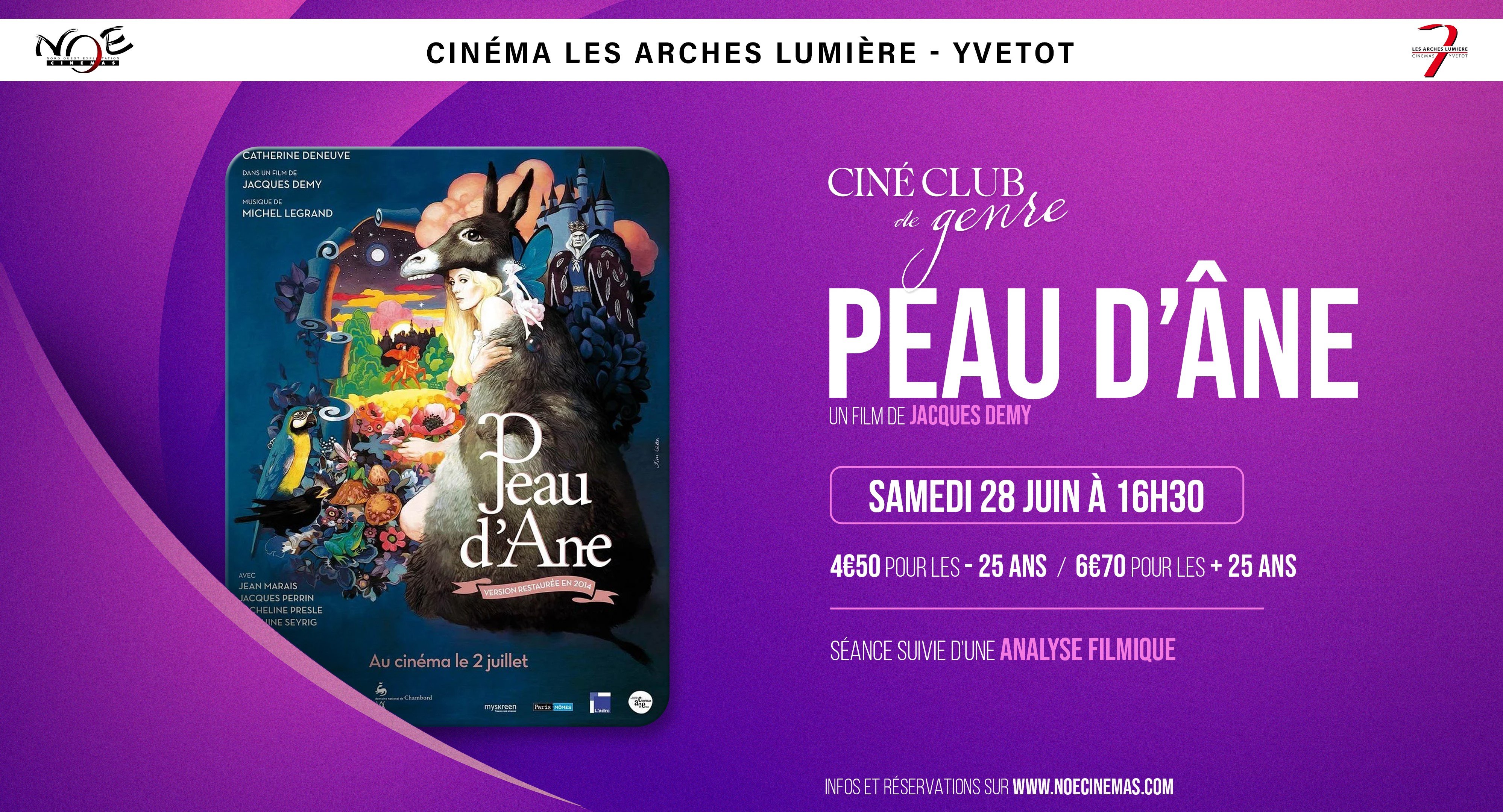 CINÉ CLUB DE GENRE : PEAU D'ÂNE
