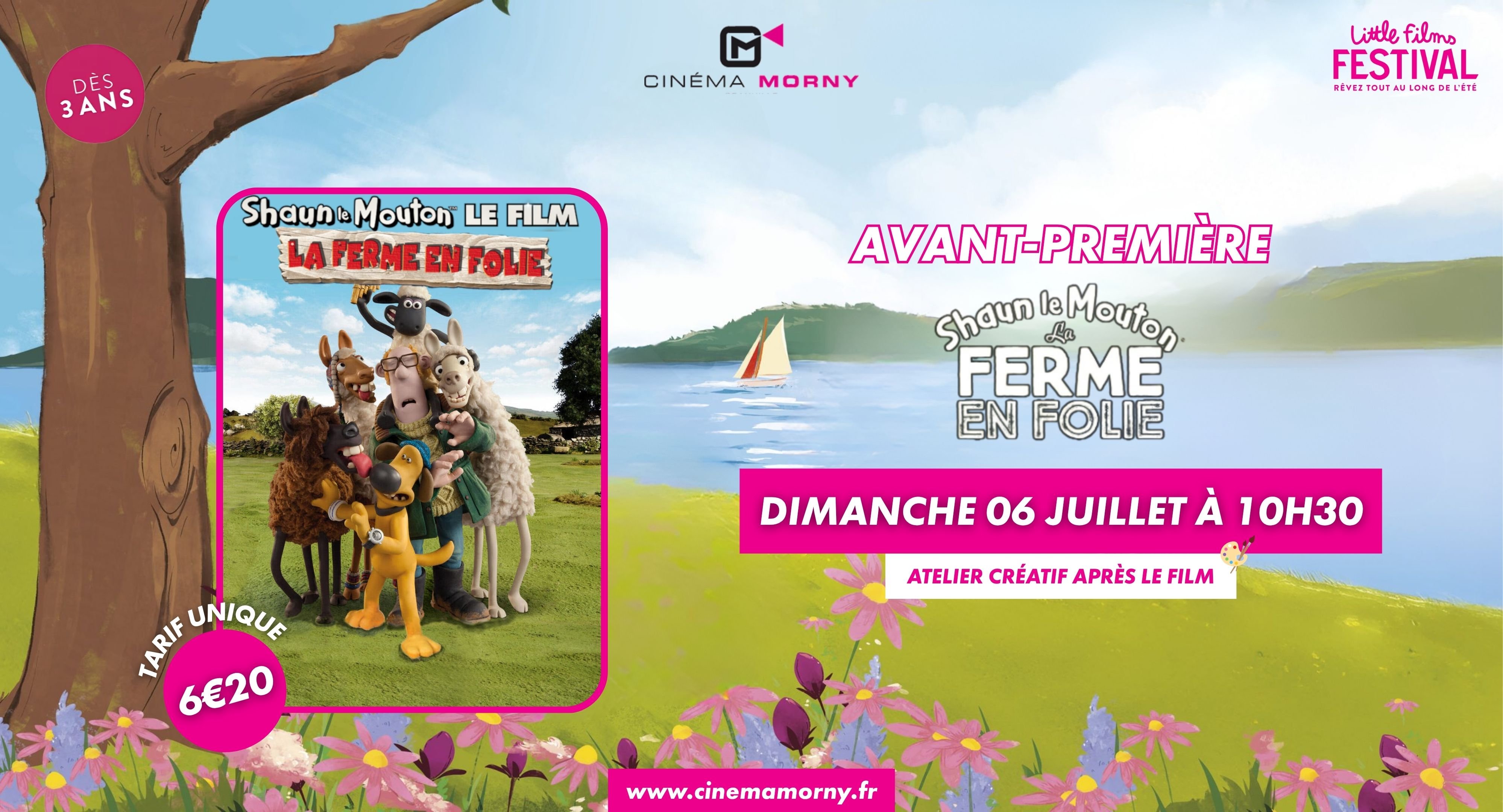 Avant-première / Ciné atelier : Shaun le mouton, la ferme en folie