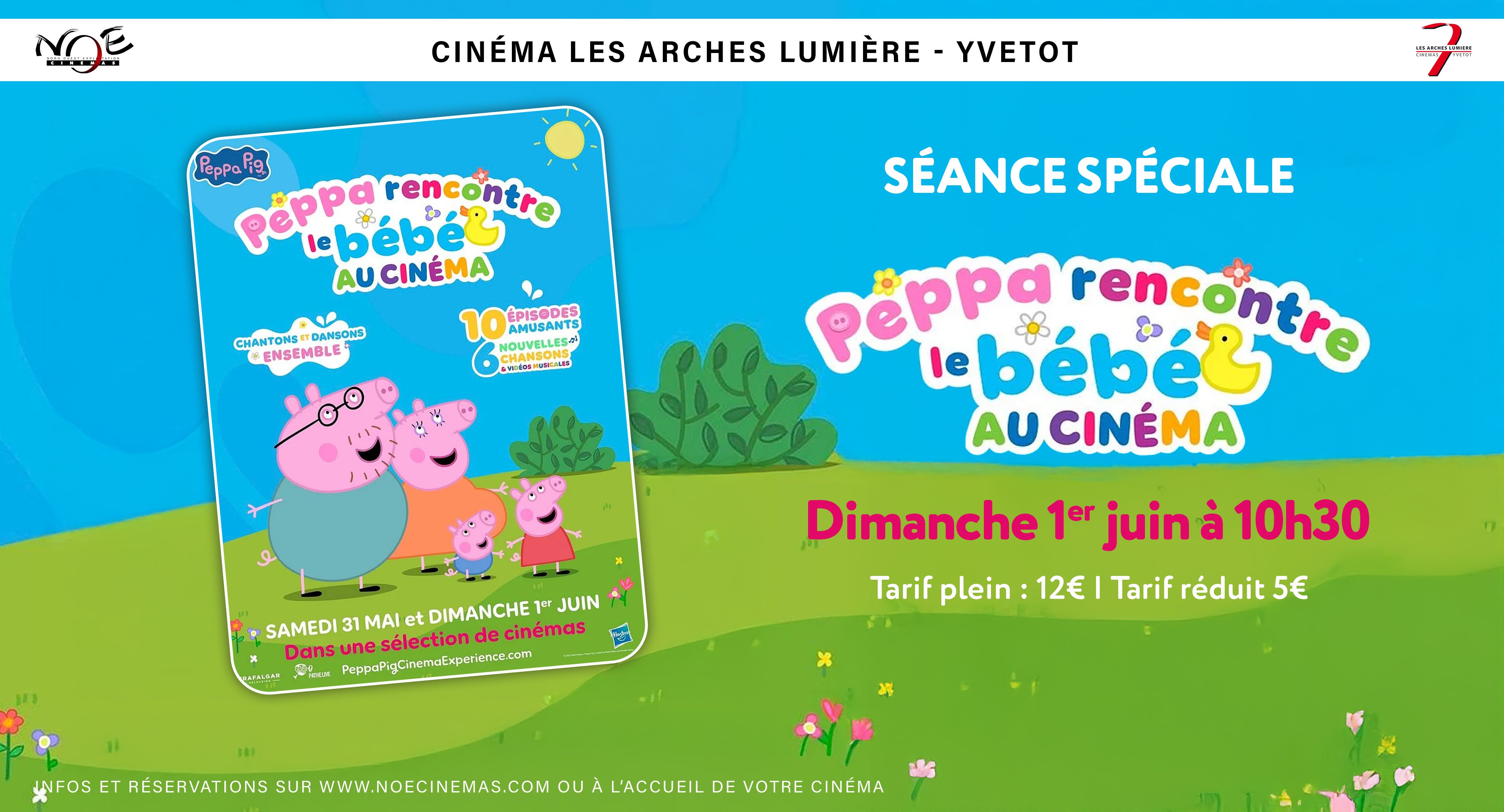 PEPPA RENCONTRE LE BÉBÉ AU CINÉMA