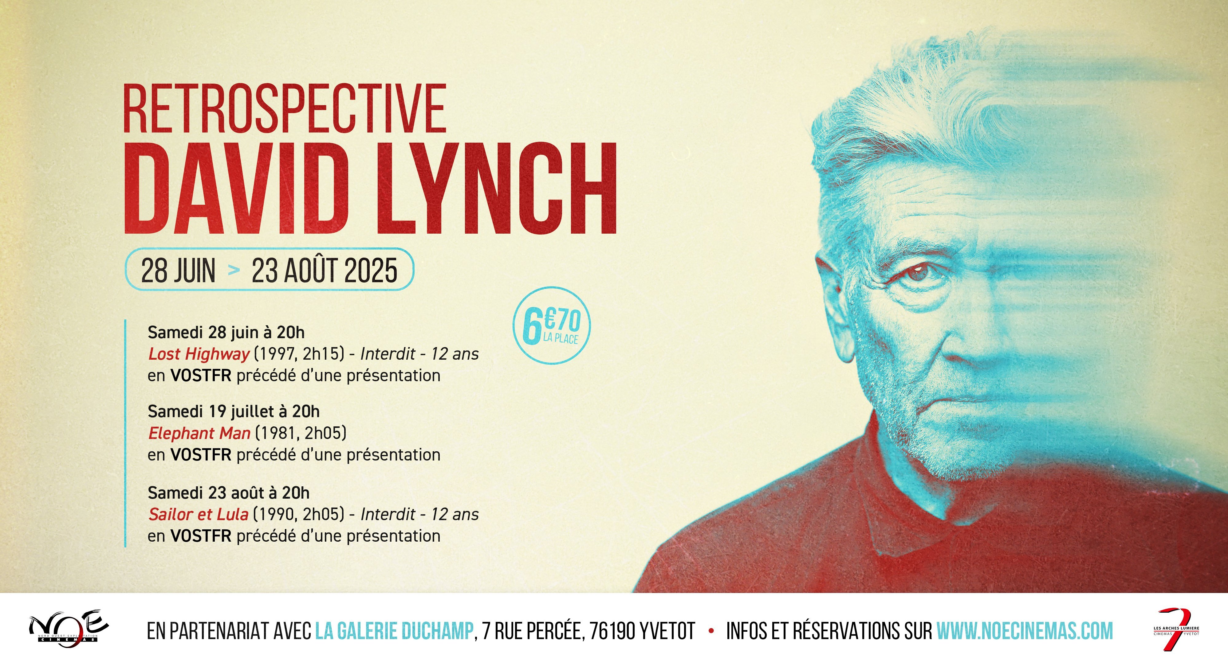 RETROSPECTIVE DAVID LYNCH - 3 FILMS