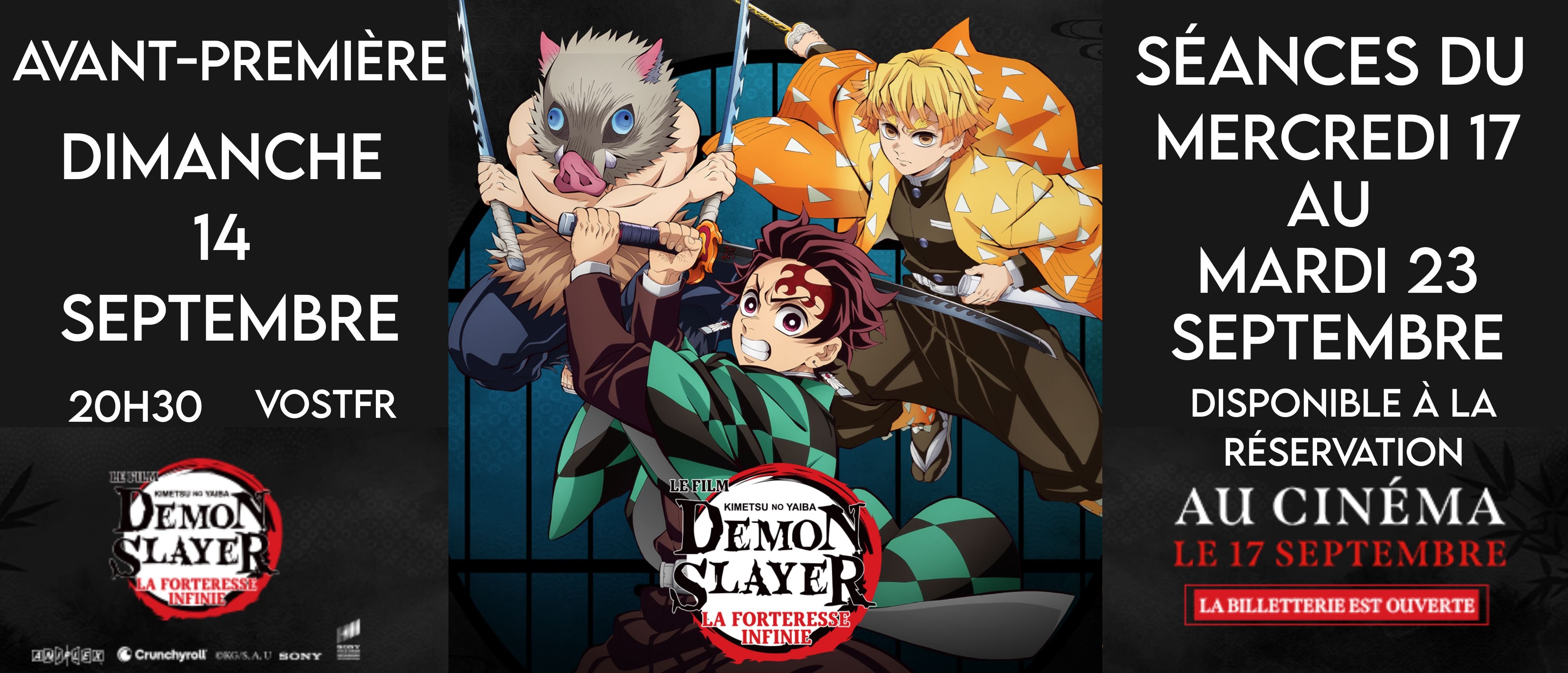 Avant-première : DEMON SLAYER kimetsu no yaiba - la forteresse infinie