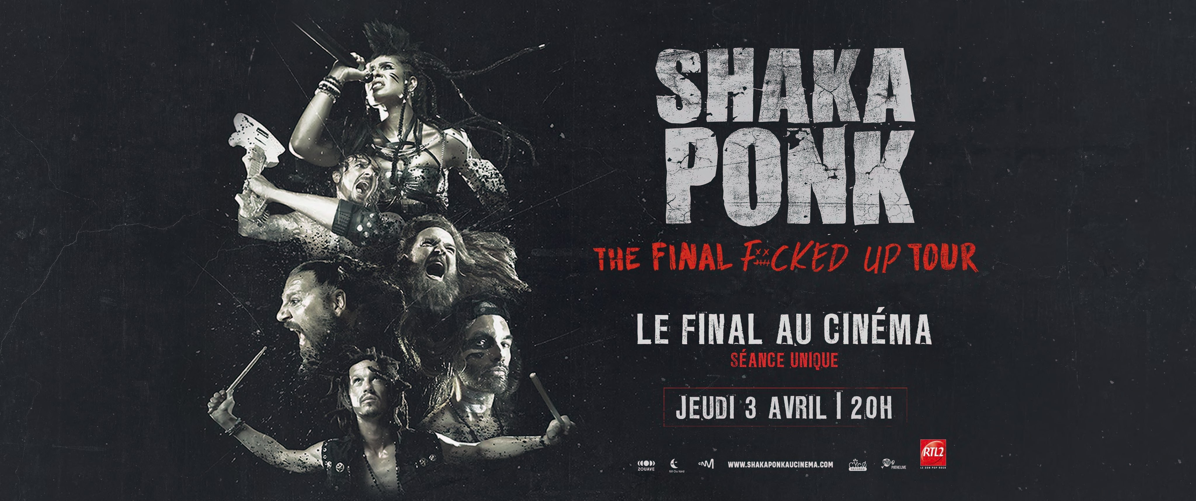 🎤 Shaka Ponk – The final fucked up tour - Le final au cinéma