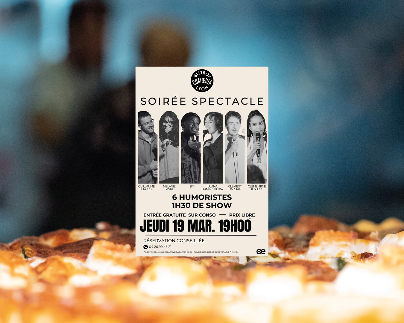 Affiche soirée stand up