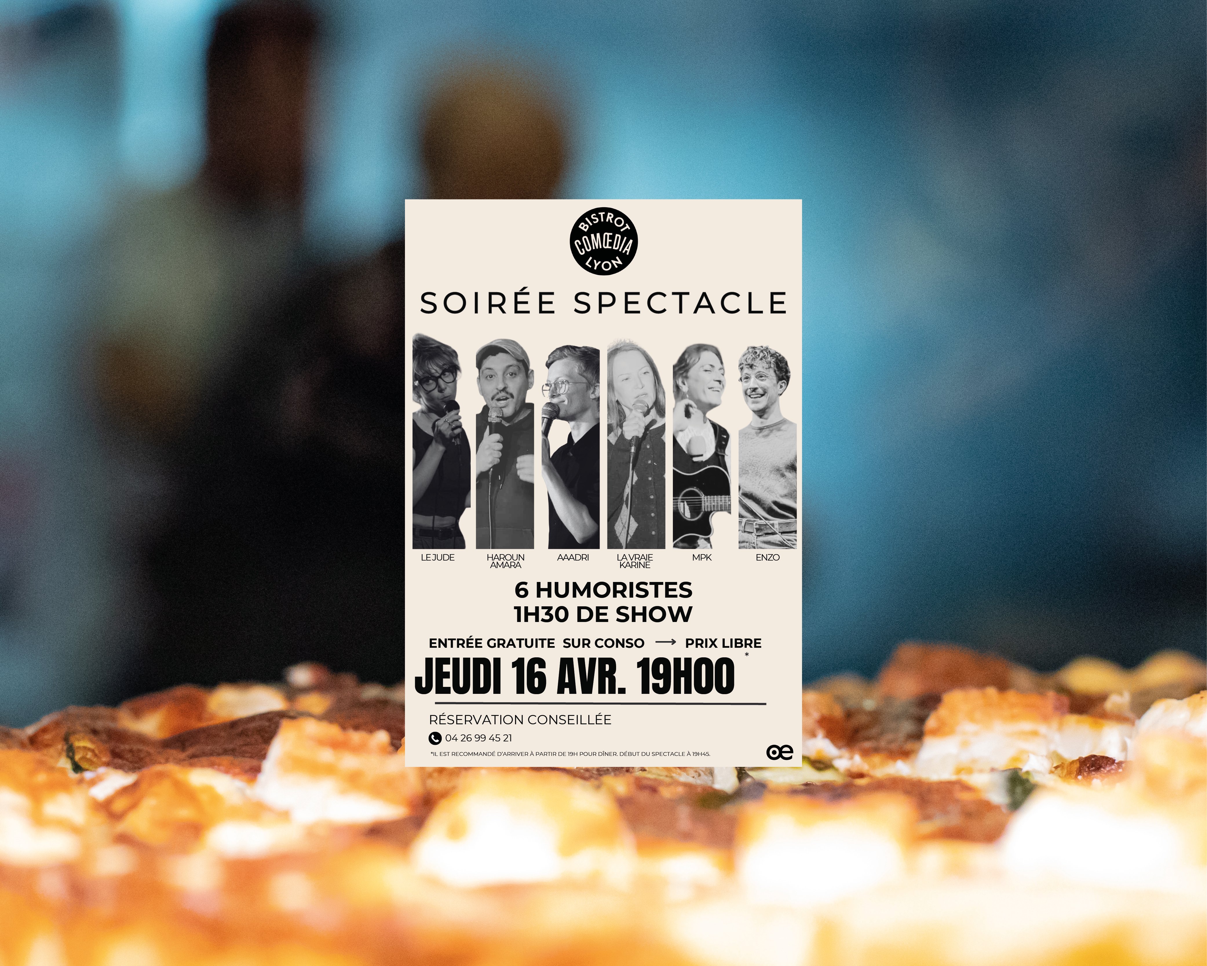 Soirée stand-up au Bistrot du Comœdia