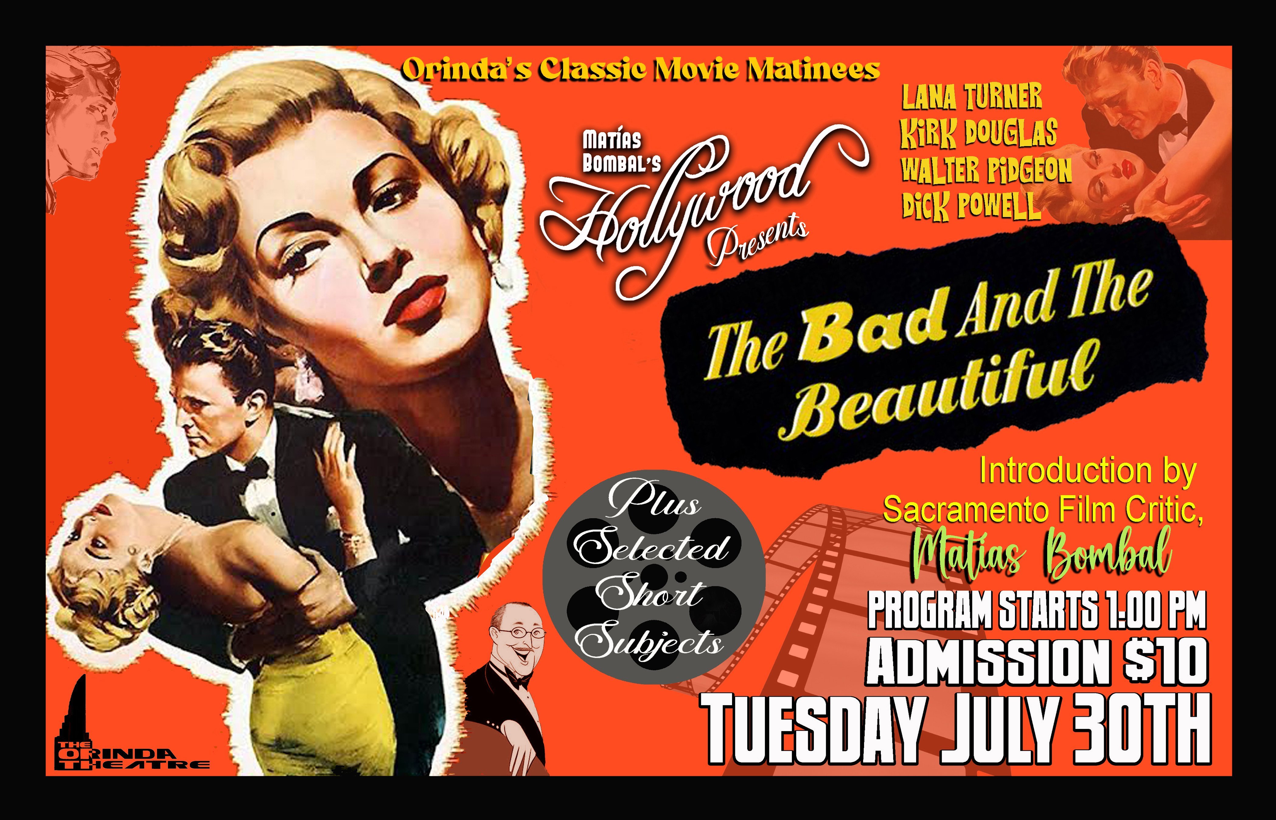 Orinda Theatre's Classic Movie Matinee (last Tuesday of each month)