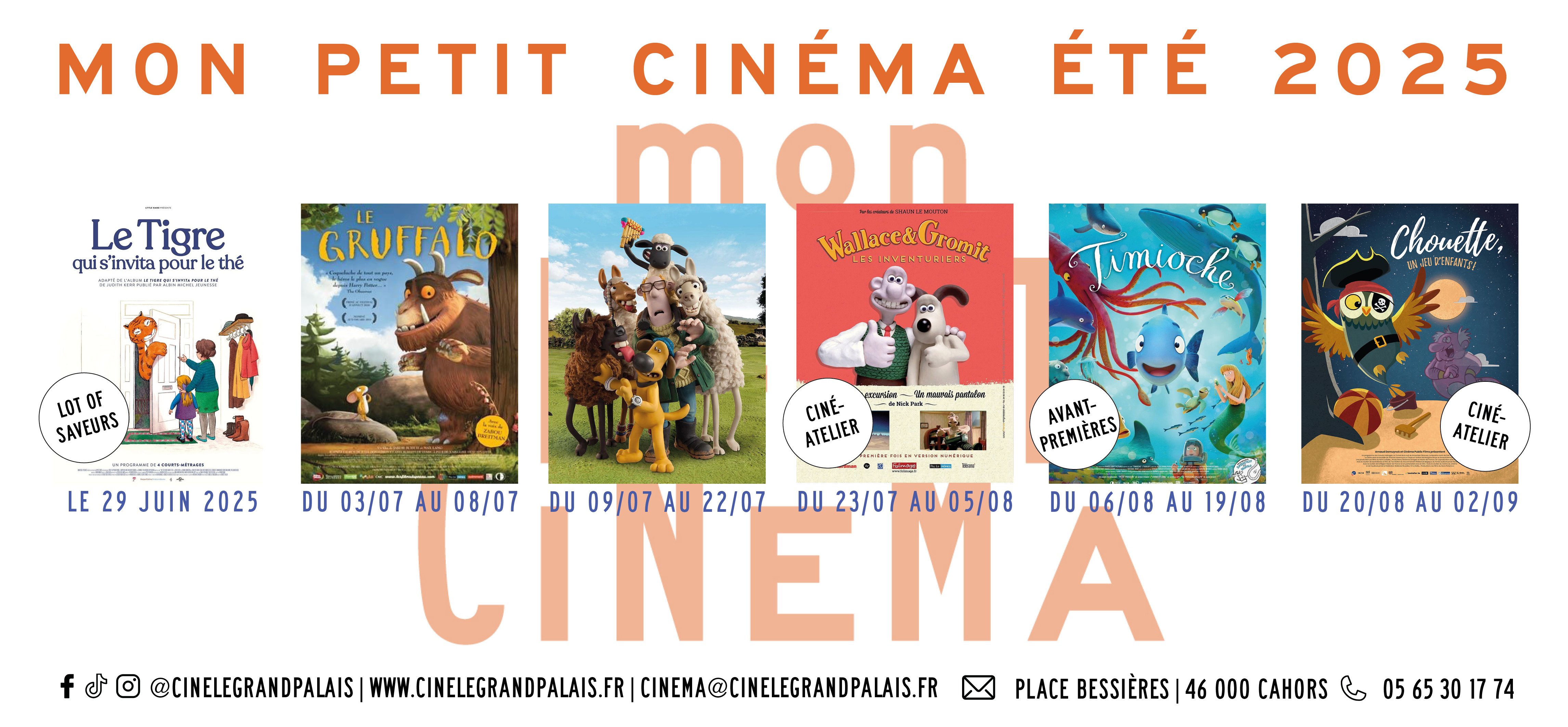 MON PETIT CINÉMA | Été 2025