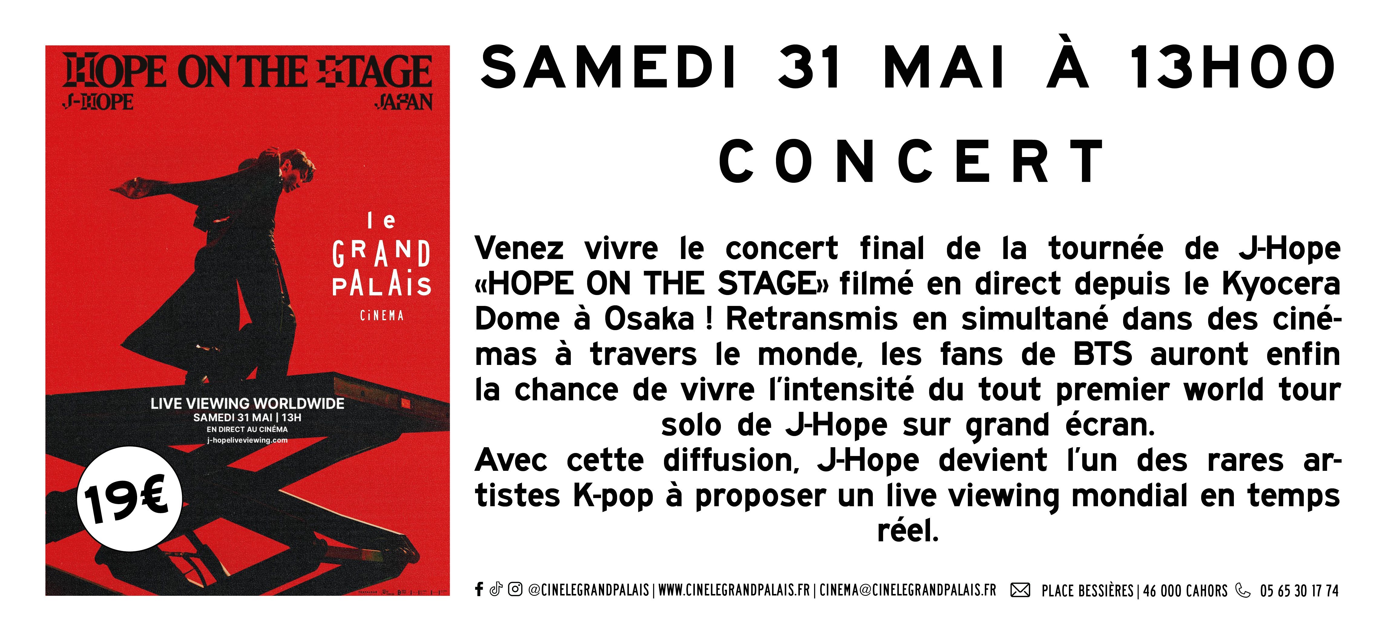 CONCERT J-Hope «HOPE ON THE STAGE» | Live viewing worldwide