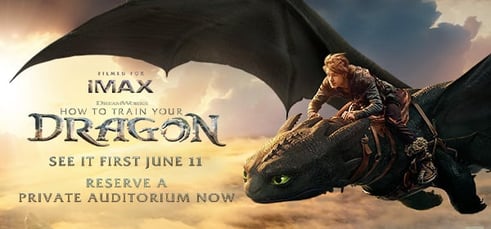 Reserve a private auditorium for How to Train Your Dragon at Showcase Cinemas