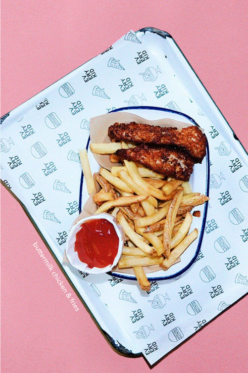 Buttermilk Chicken and Fries