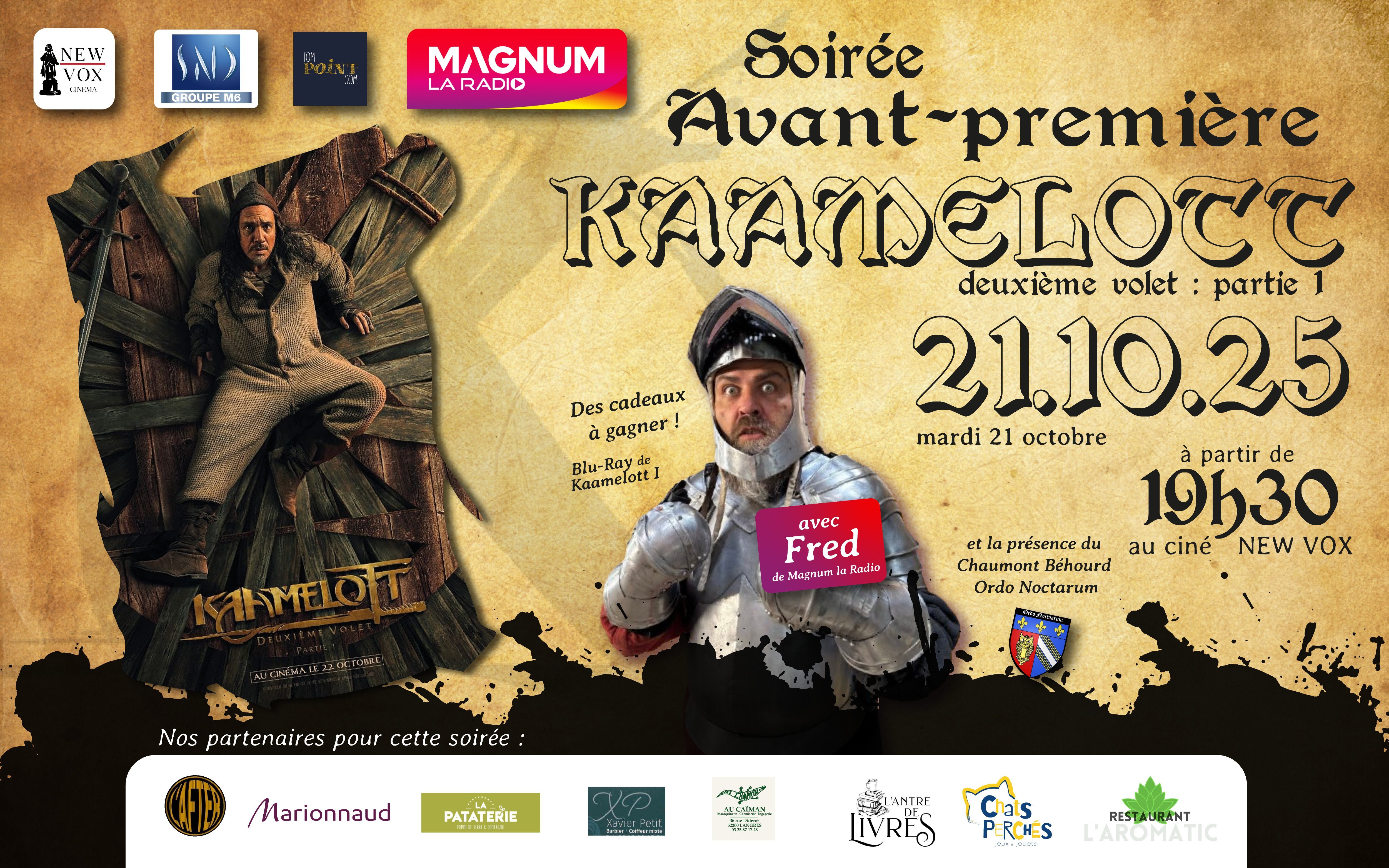 Soirée Kaamelott avec Magnum la radio !!