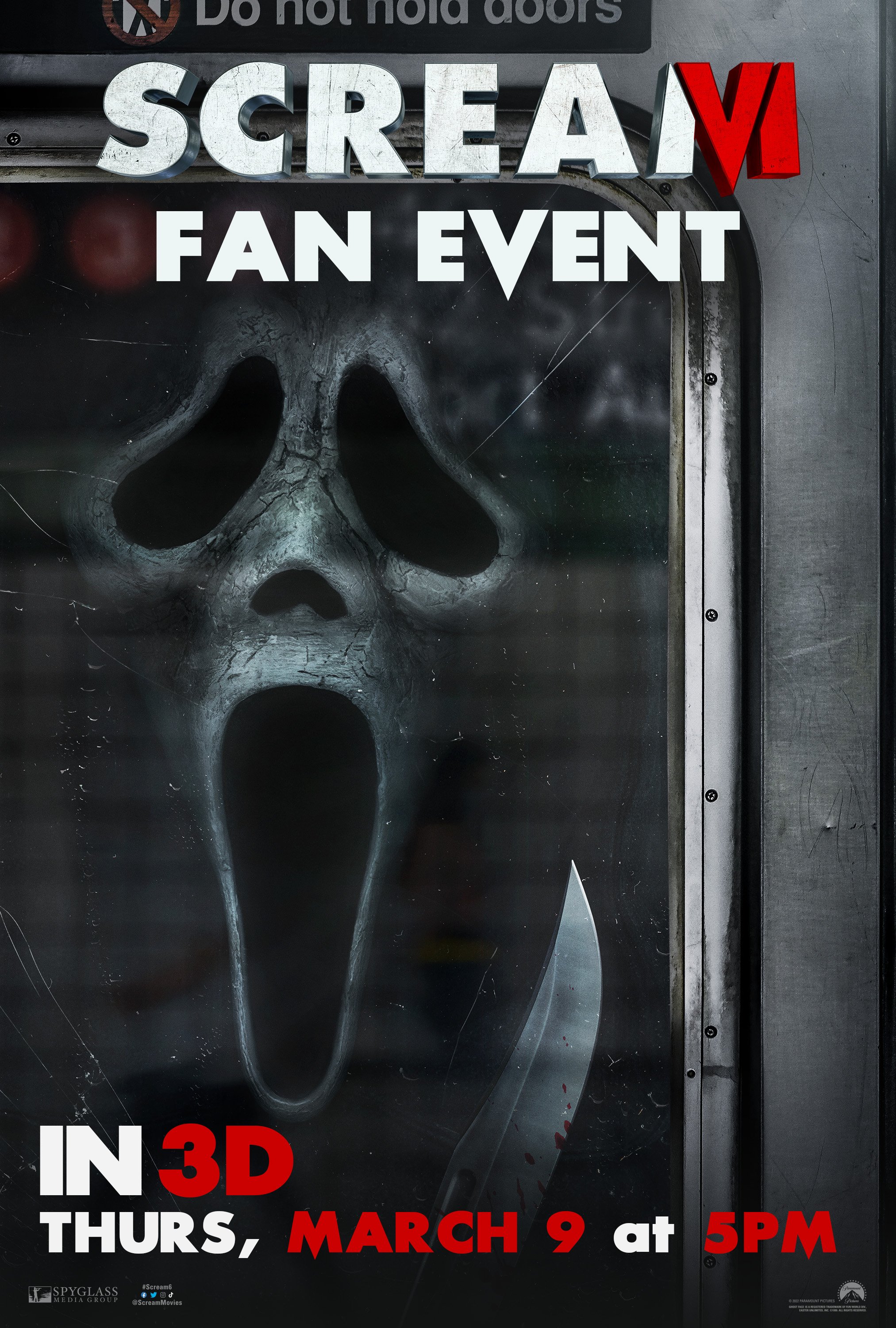 Scream VI 3D Fan Event
