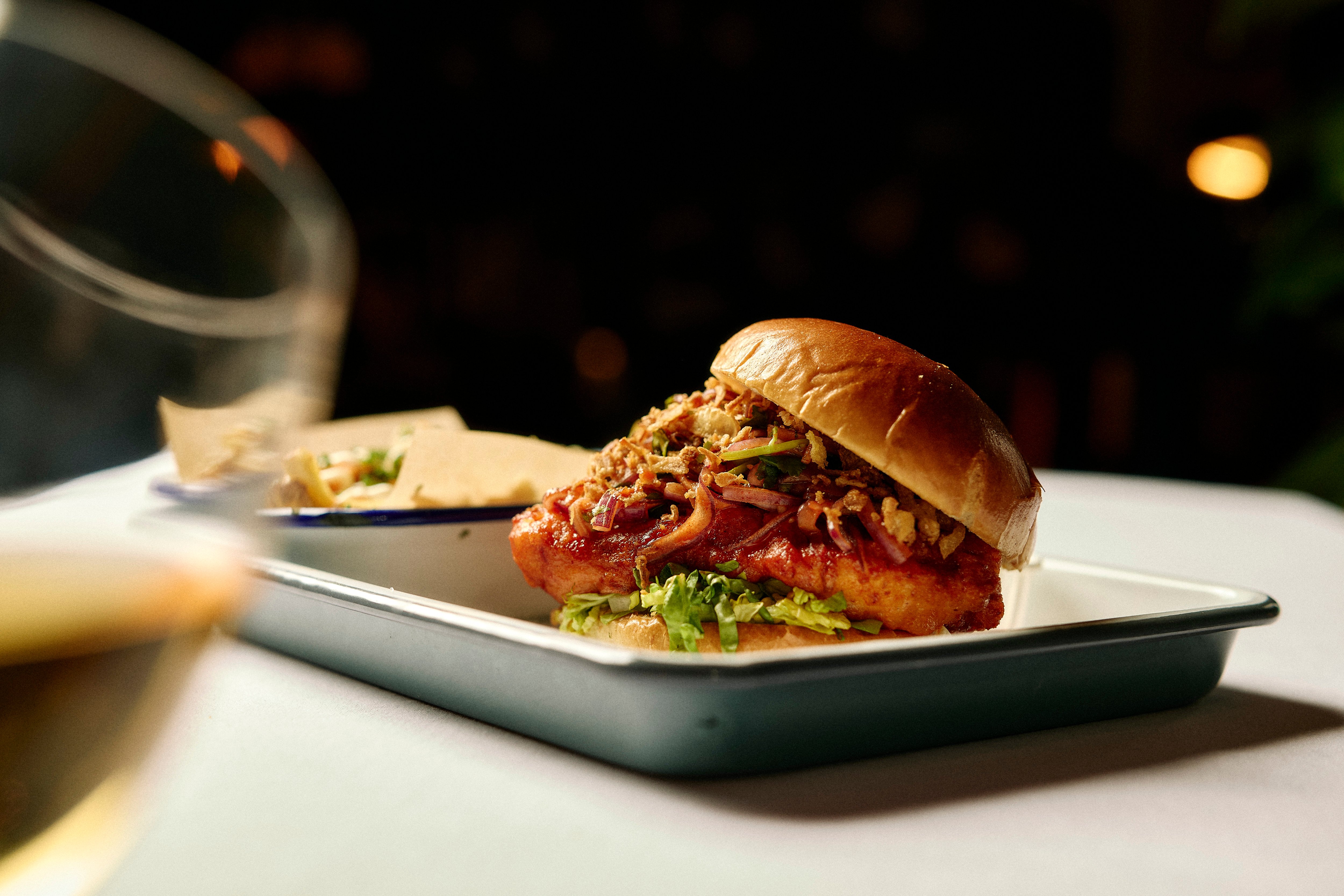 Korean Chicken Burger
