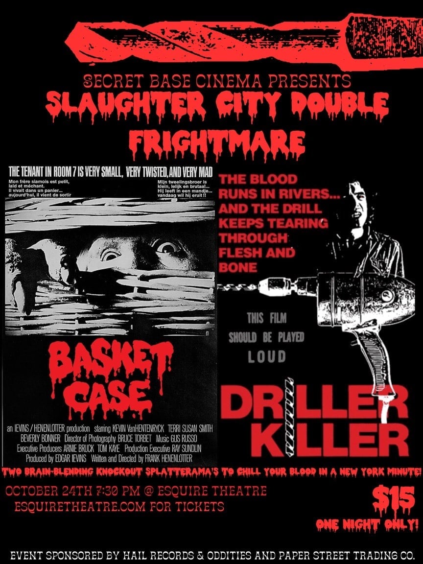 Secret Base Cinema presents Slaughter City Double Frightmare