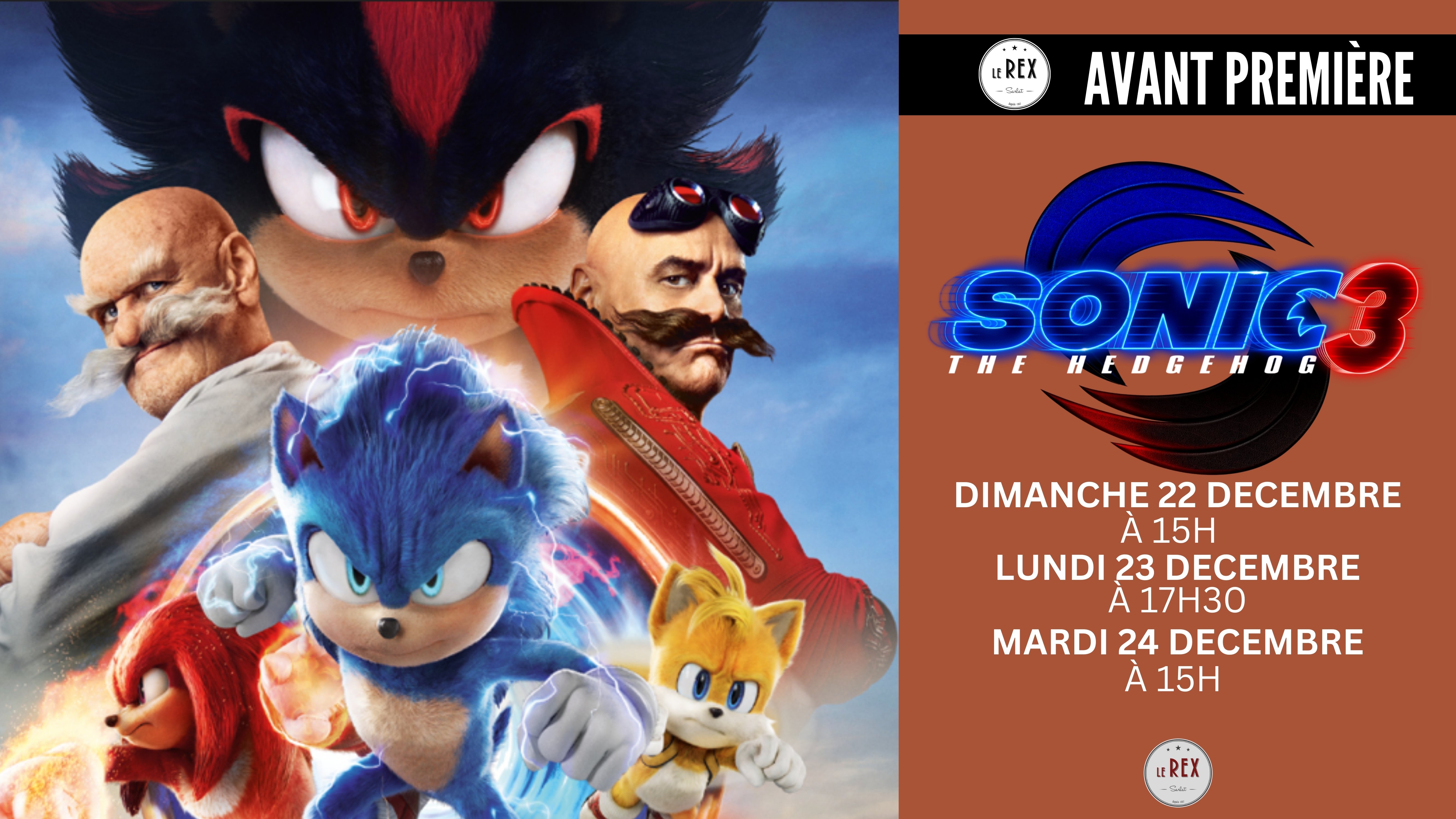 Avant Première : SONIC 3