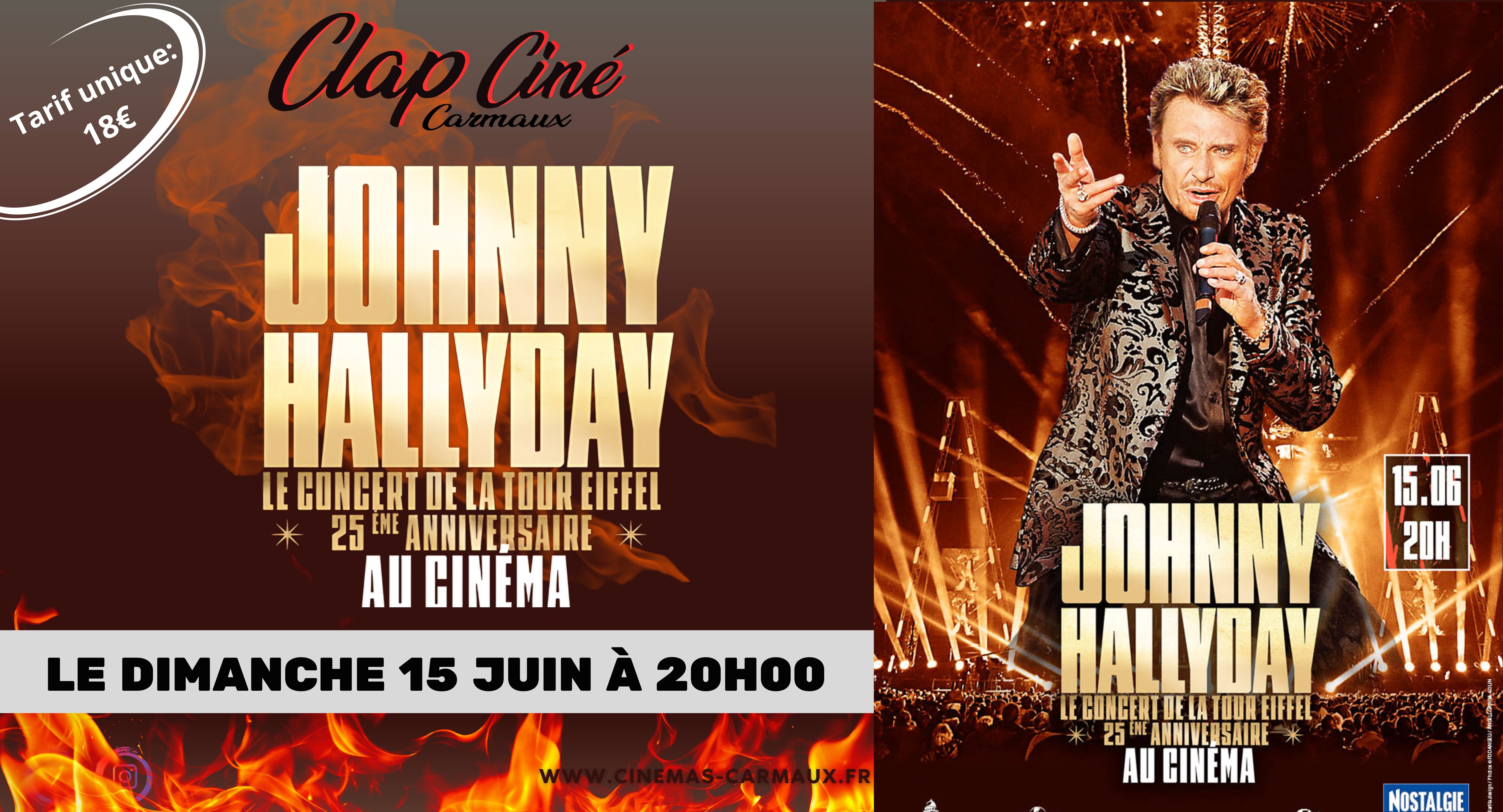 📣ÉVÉNEMENT CONCERT ANNIVERSAIRE : 25 ANS DU CONCERT DE LA TOUR EIFFEL de JOHNNY HALLYDAY📣