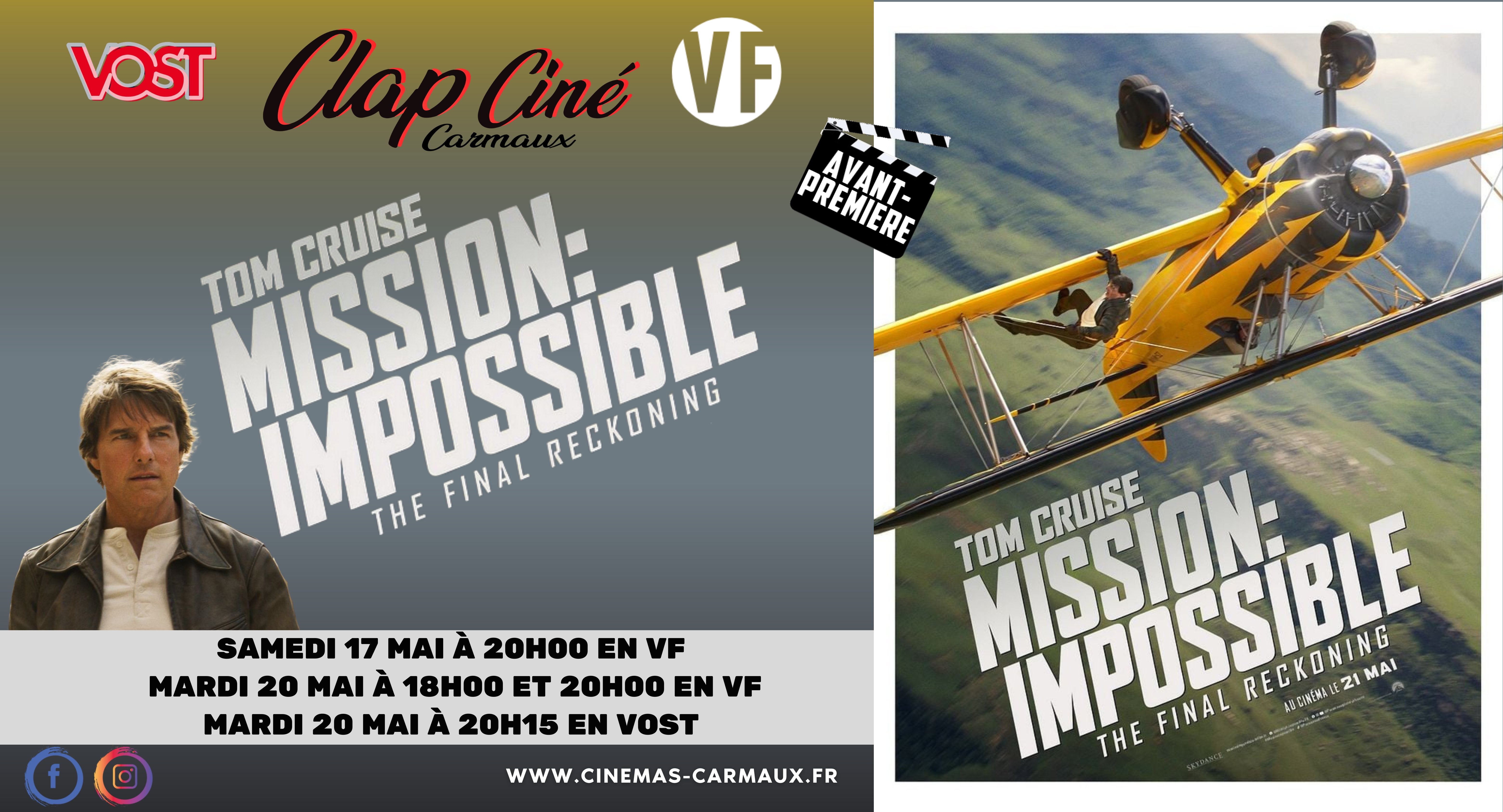 Avant-première "MISSION IMPOSSIBLE : THE FINAL RECKONING "