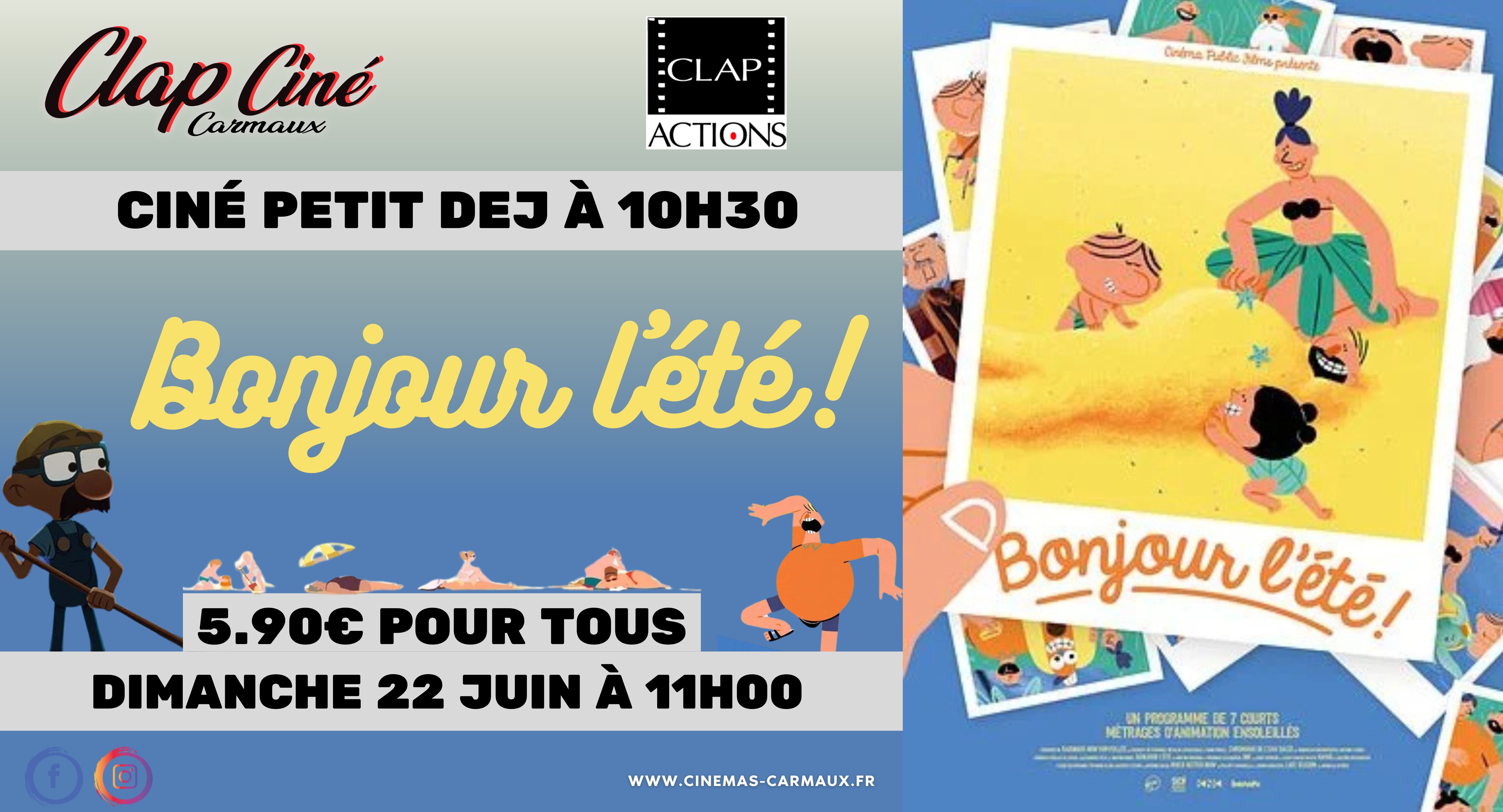 Ciné petit déj : "BONJOUR L'ETE" 