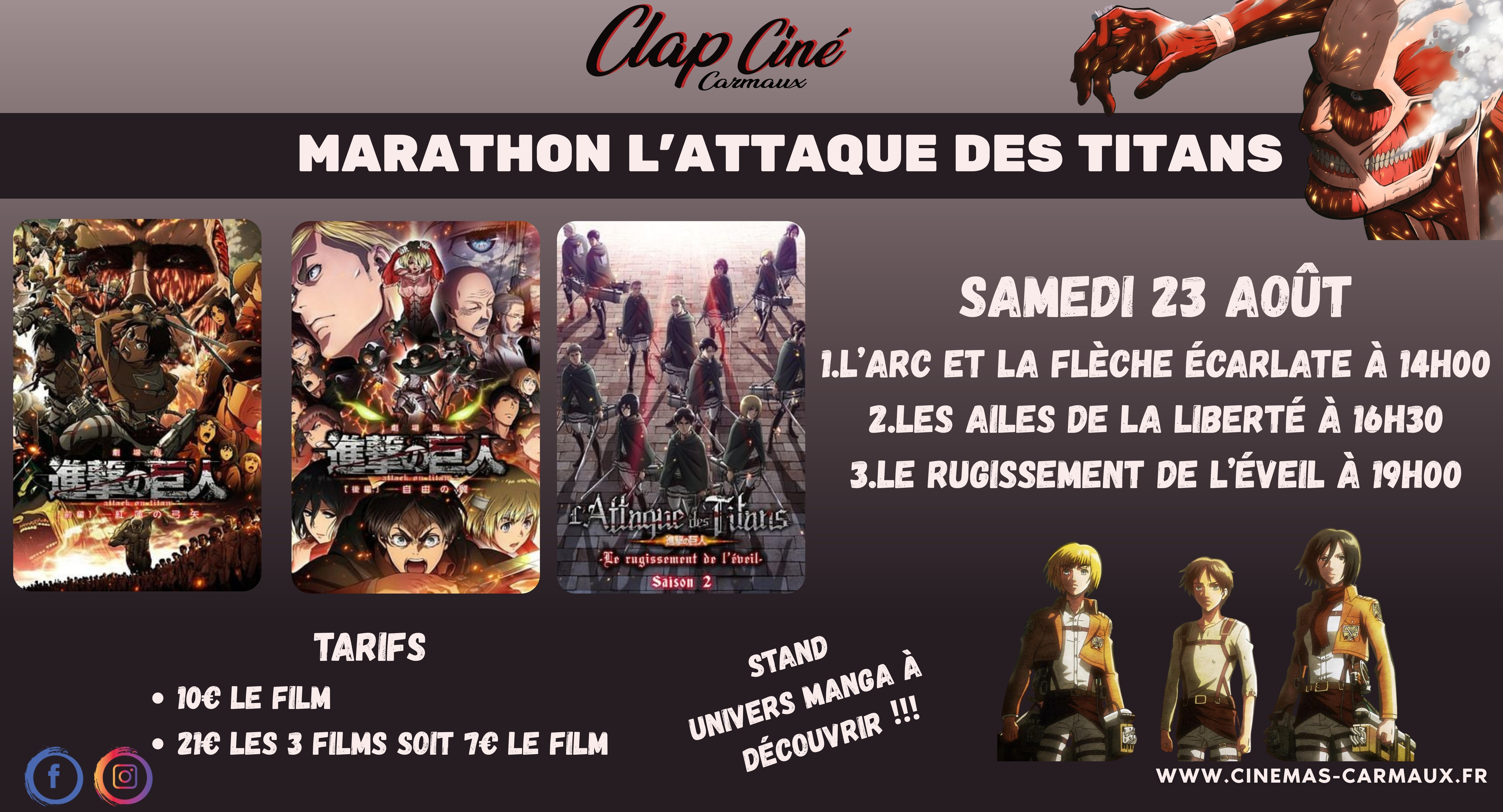 ⚔️ MARATHON L’ATTAQUE DES TITANS🎬
