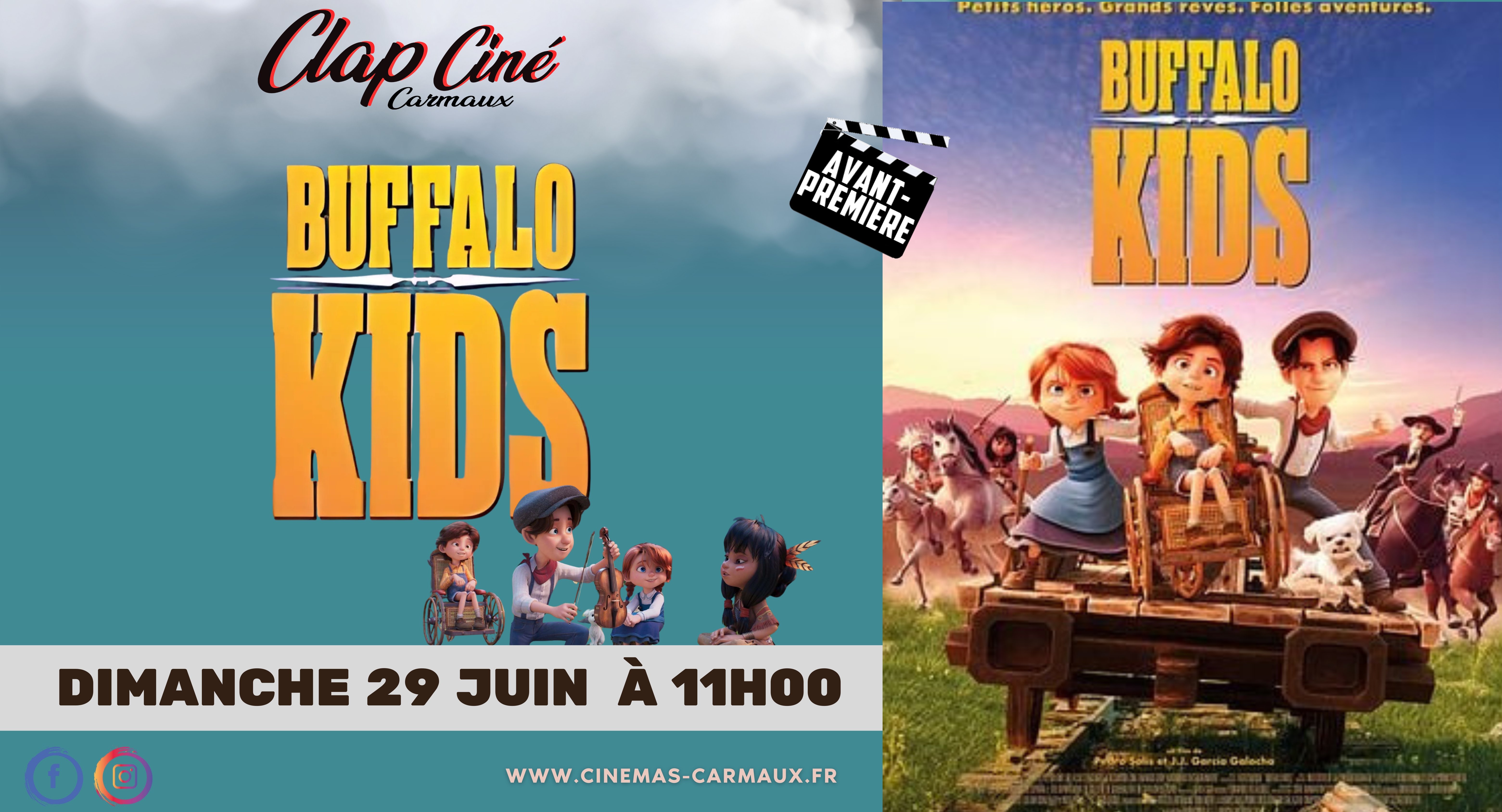 📣AVANT-PREMIÈRE de "BUFFALO KIDS"📣