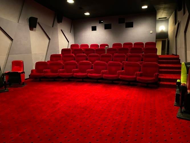 screening room seat map layout