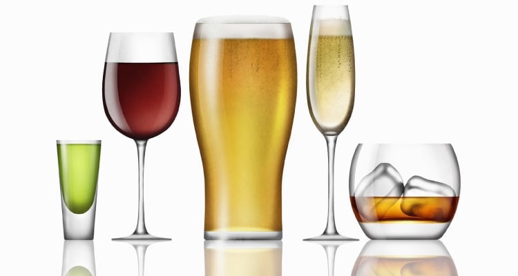 wine, beer and cocktails