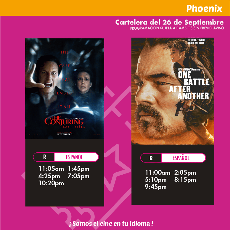 Phoenix Movie Schedule