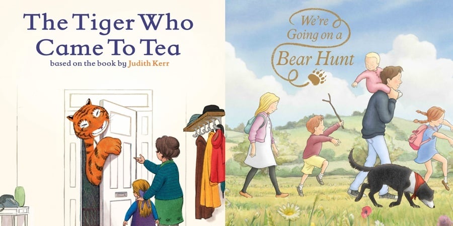 We're Going on a Bear Hunt + The Tiger Who Came to Tea