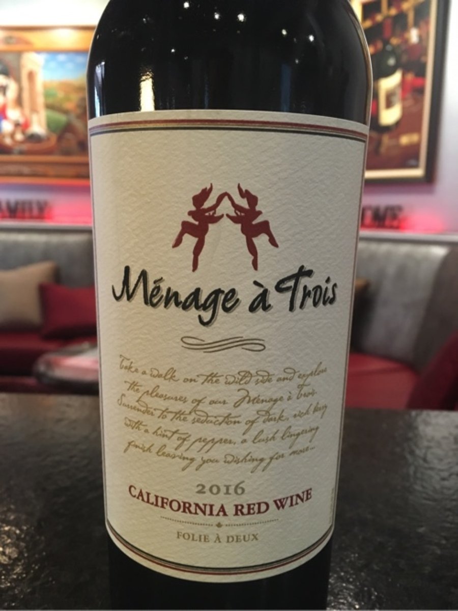 Ménage a Trois Red Wine