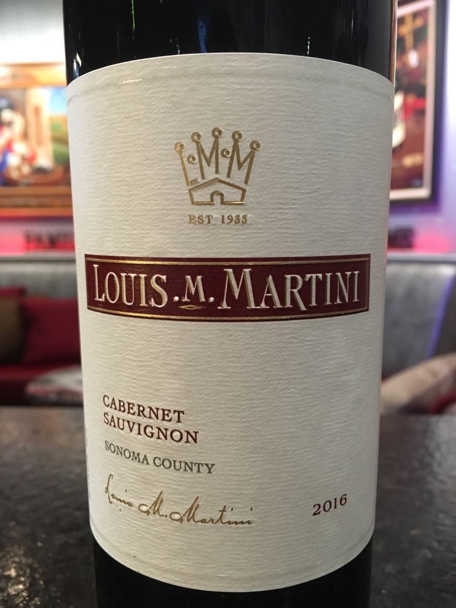 Louis M Martini Cabernet