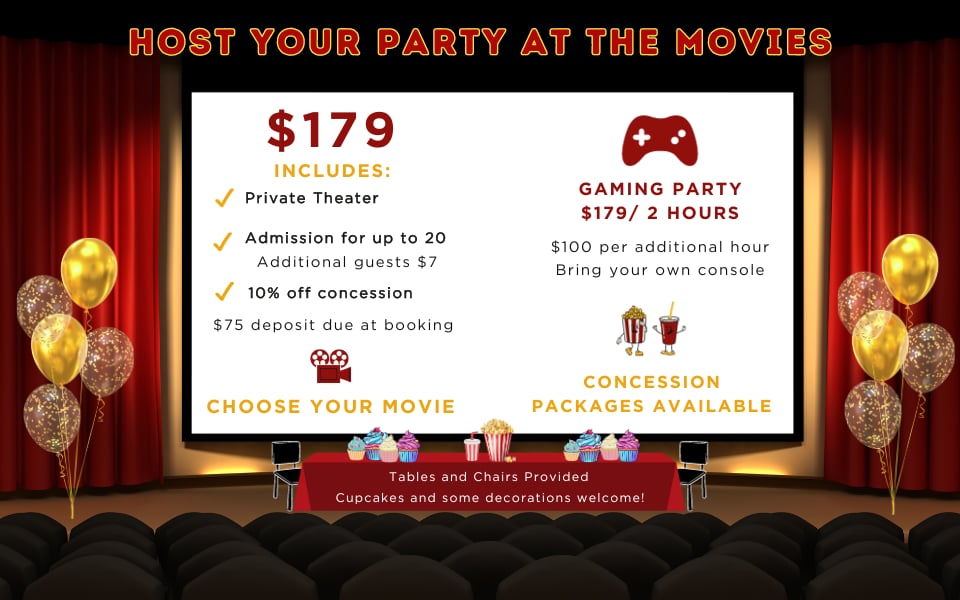 Private movie party