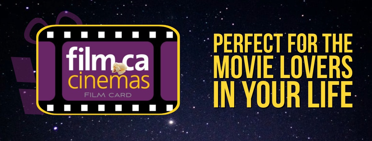 Film.ca Cinemas logo — Official Cinema Partner of the Mercedes-Benz Oakville Bronte Harbour Classic 5K