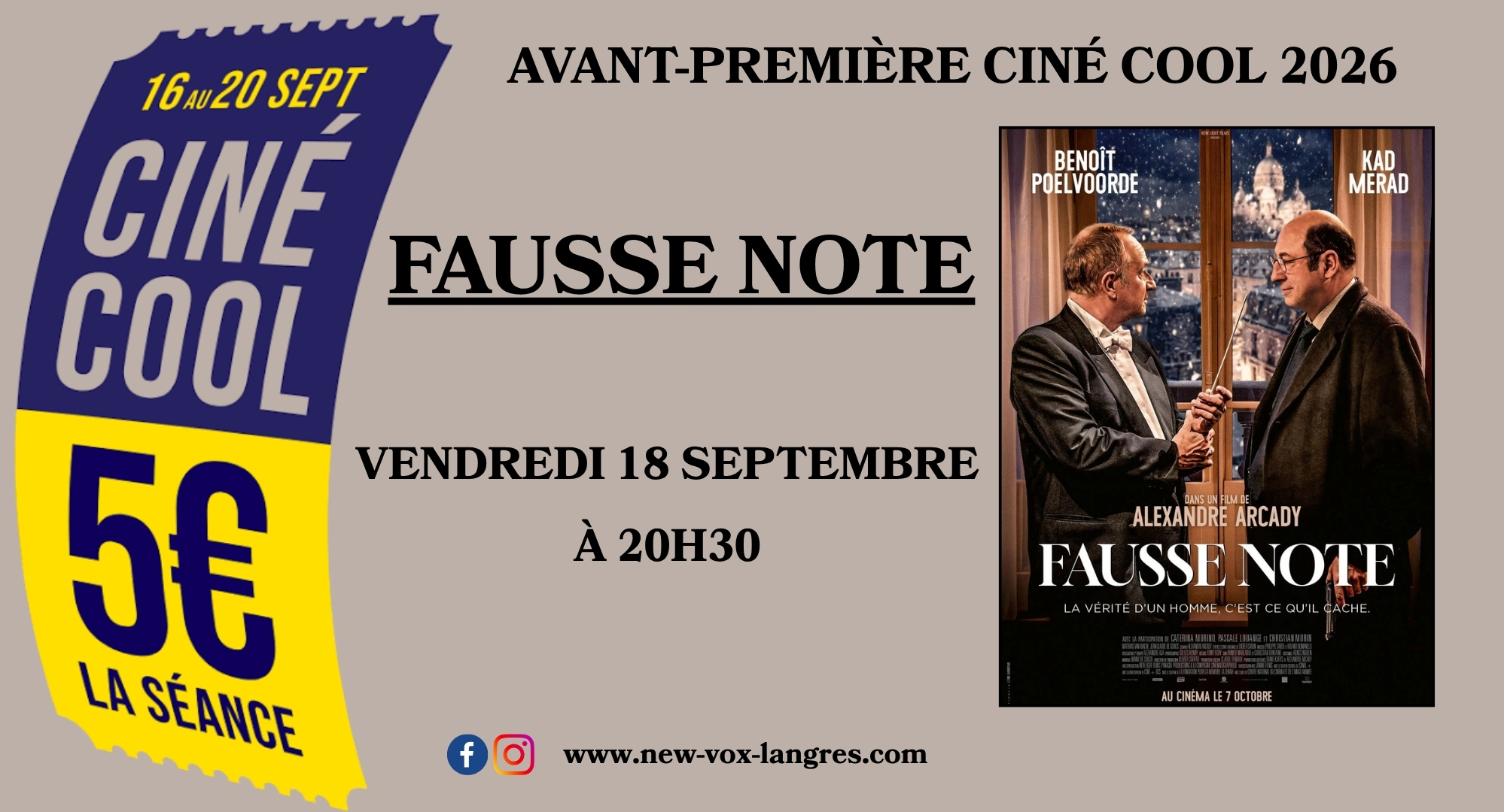 Affiche Avant-première