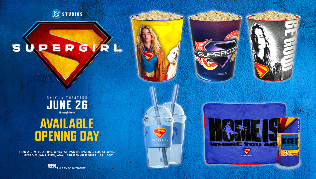 Supergirl concession items at Showcase Cinemas — Showcase Cinemas - US