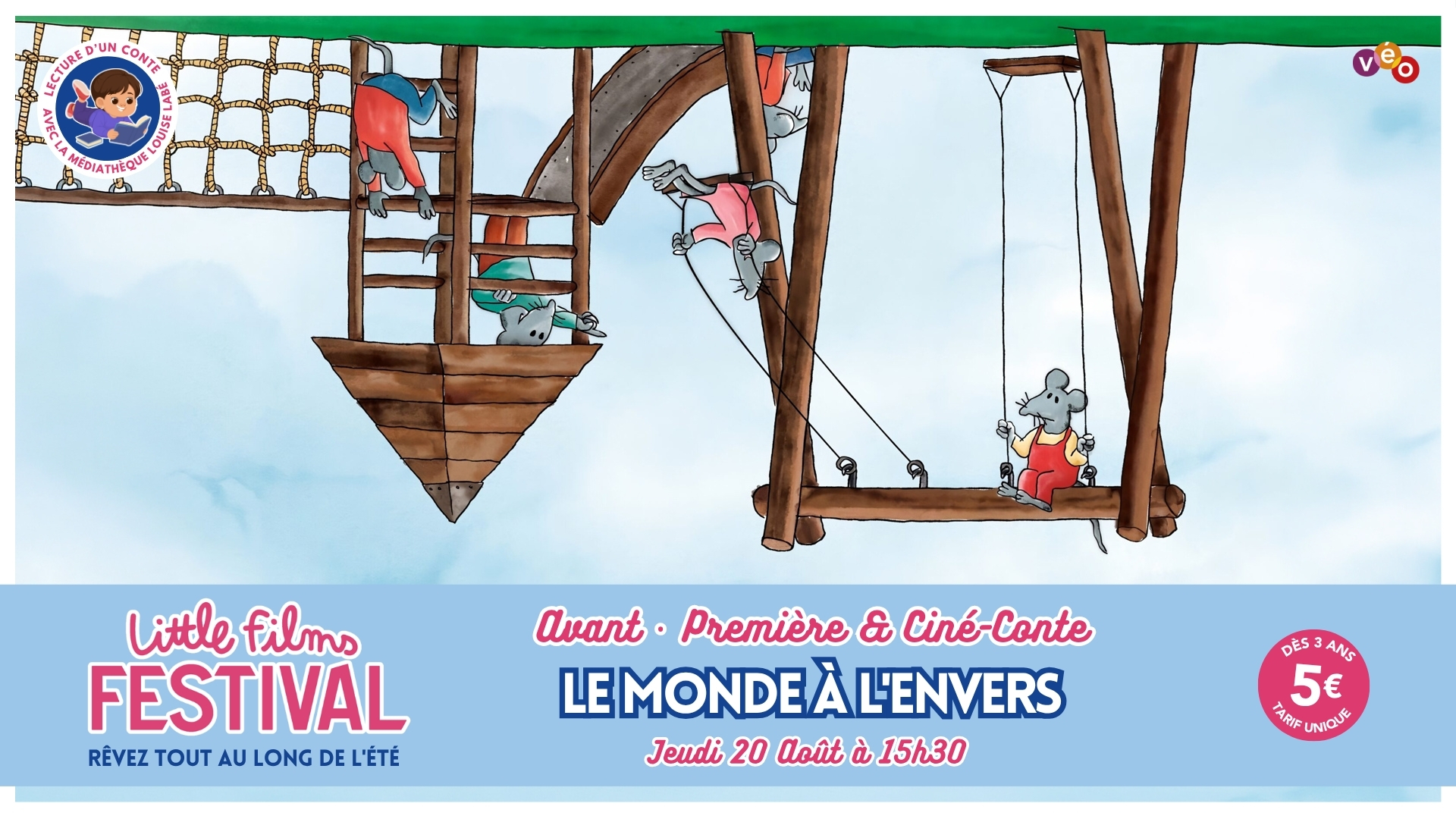 Le monde à l'envers • Ciné-Conte avec la Médiathèque Louise Labé