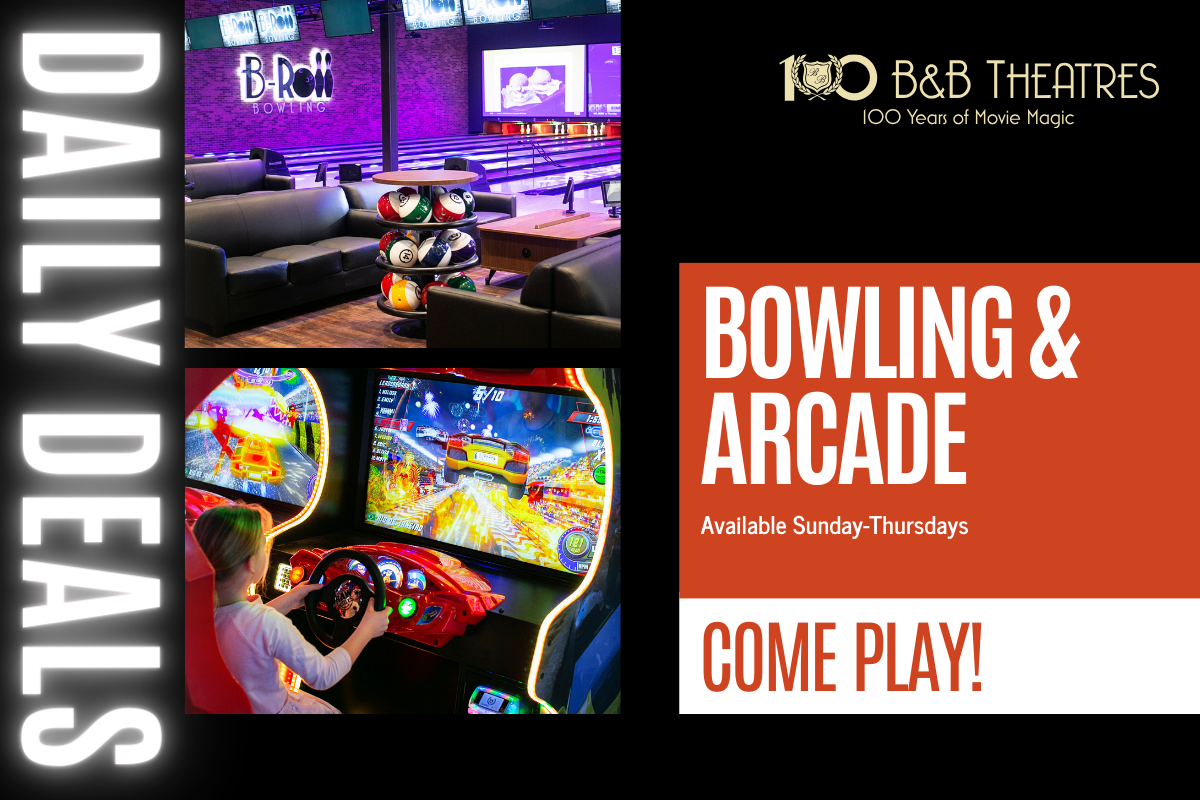 Bowling & Arcade Deals At Blacksburg B&B Theatres - B & B Theatres