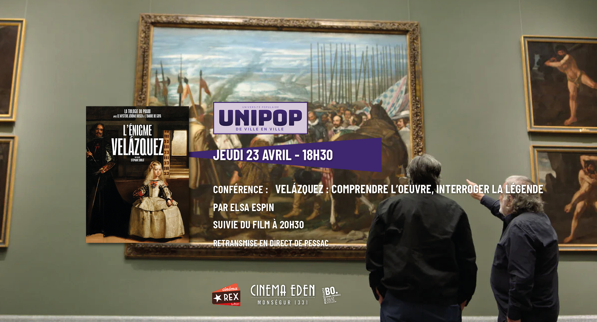 Unipop conférence + film — Eden
