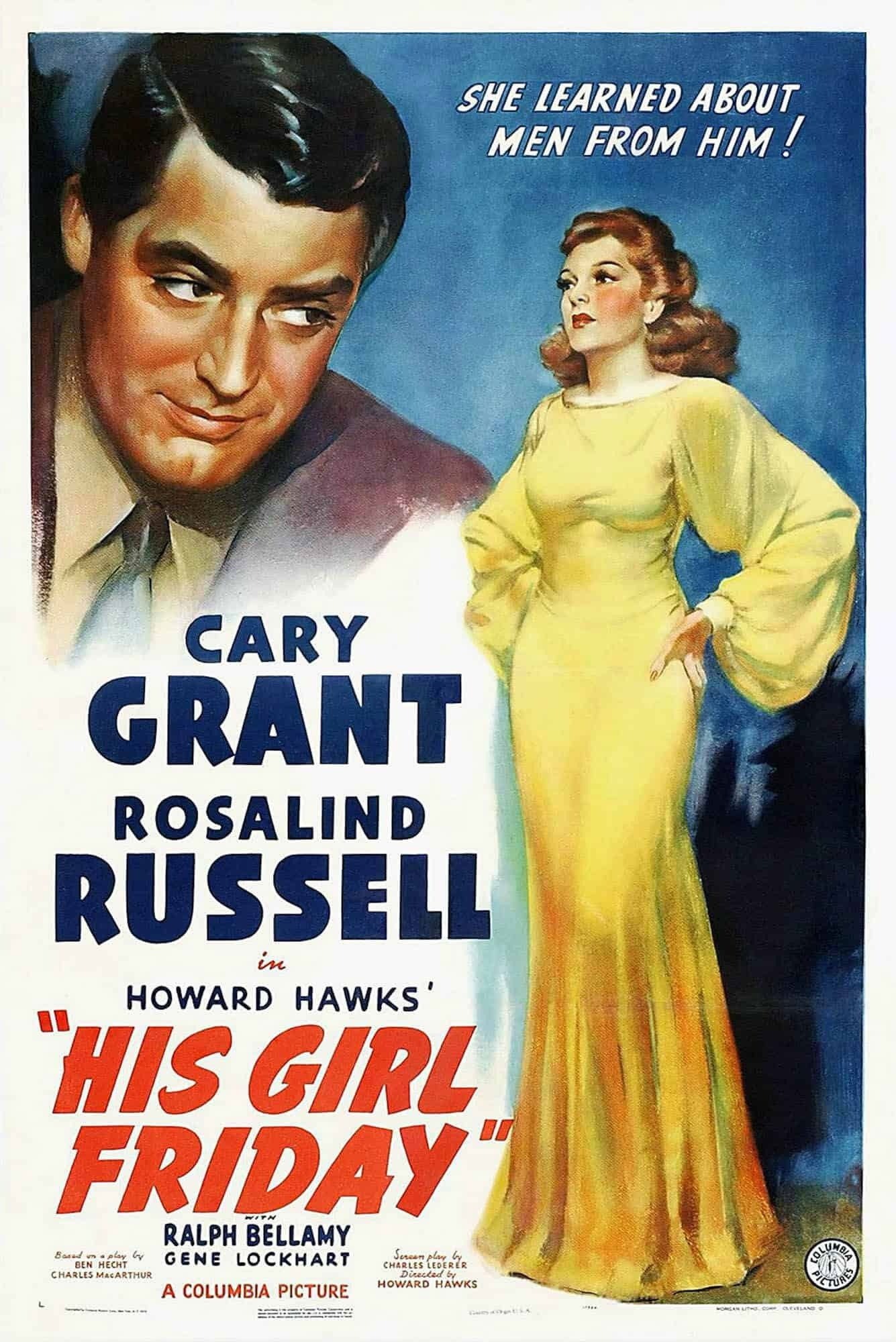 His Girl Friday (1940) poster